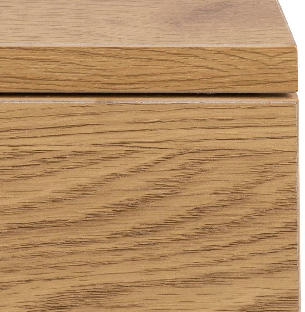 Bendt Zwevend Nachtkastje 'Grete' Met 1 lade, kleur Naturel