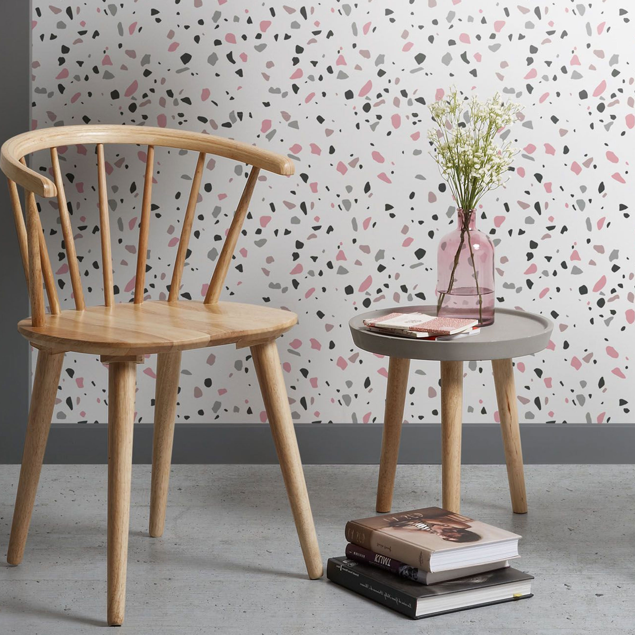 Kave Home Eetkamerstoel 'Trise' kleur Naturel Kave Home Eetkamerstoel 'Trise' kleur Naturel