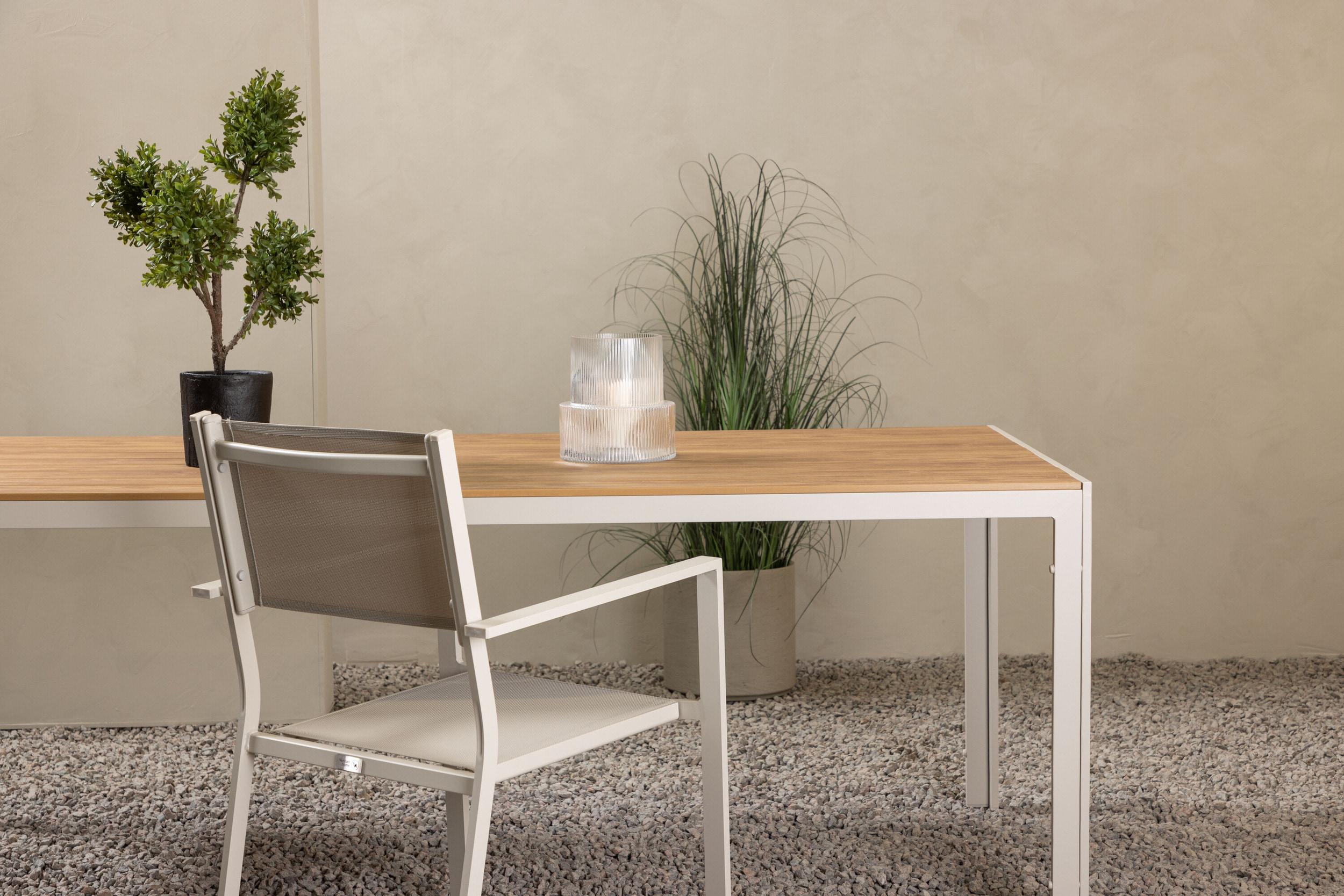Nohr Tuintafel 'Erikka' 205 x 90cm, kleur Beige
