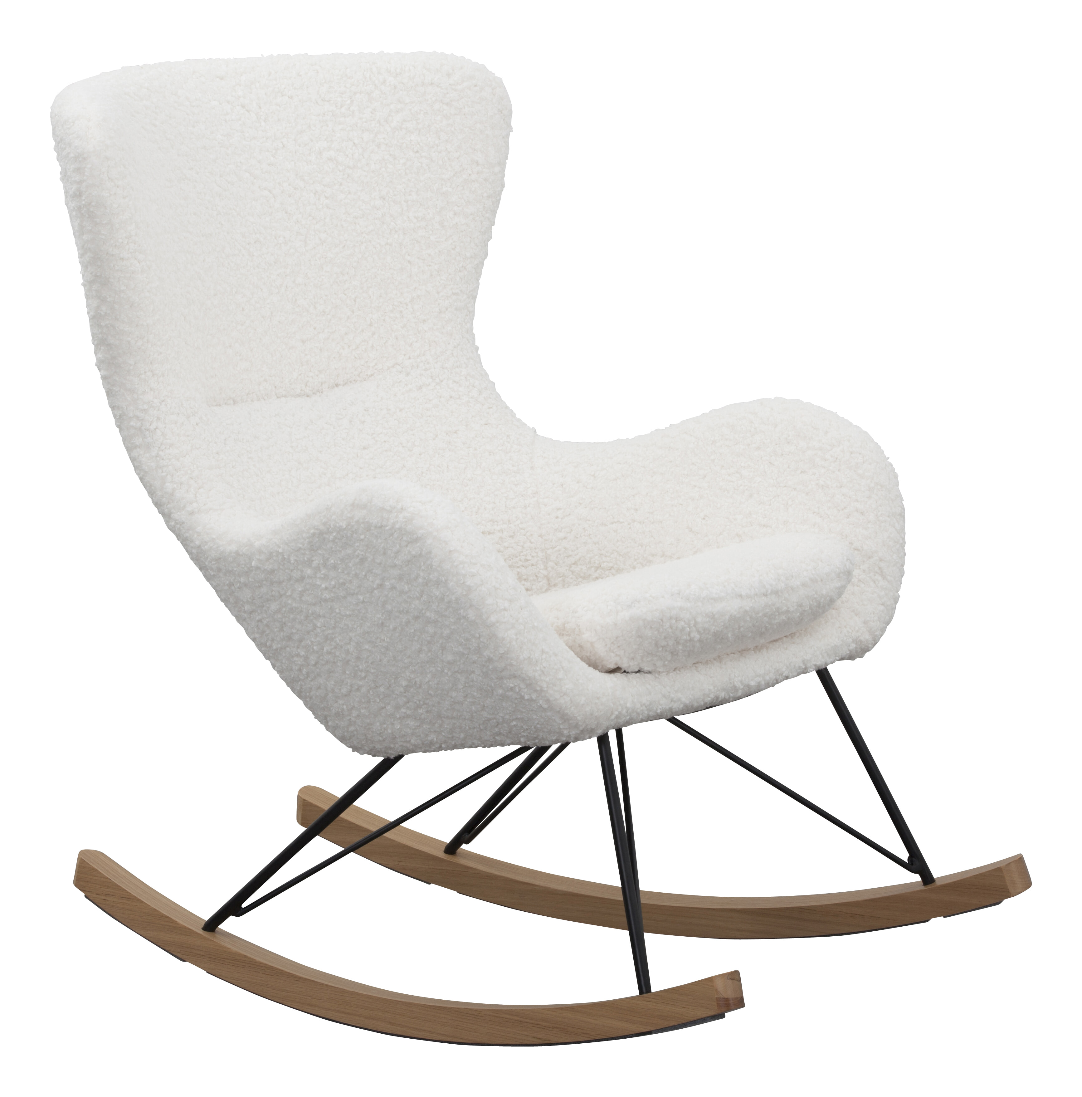 Artistiq Schommelstoel 'Teddy' kleur Wit