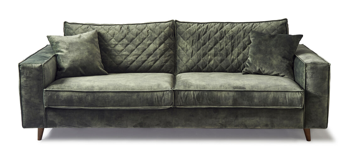 Rivièra Maison 3,5-zits Bank 'Kendall' Velvet, kleur Ivy Rivièra Maison 3,5-zits Bank 'Kendall' Velvet, kleur Ivy