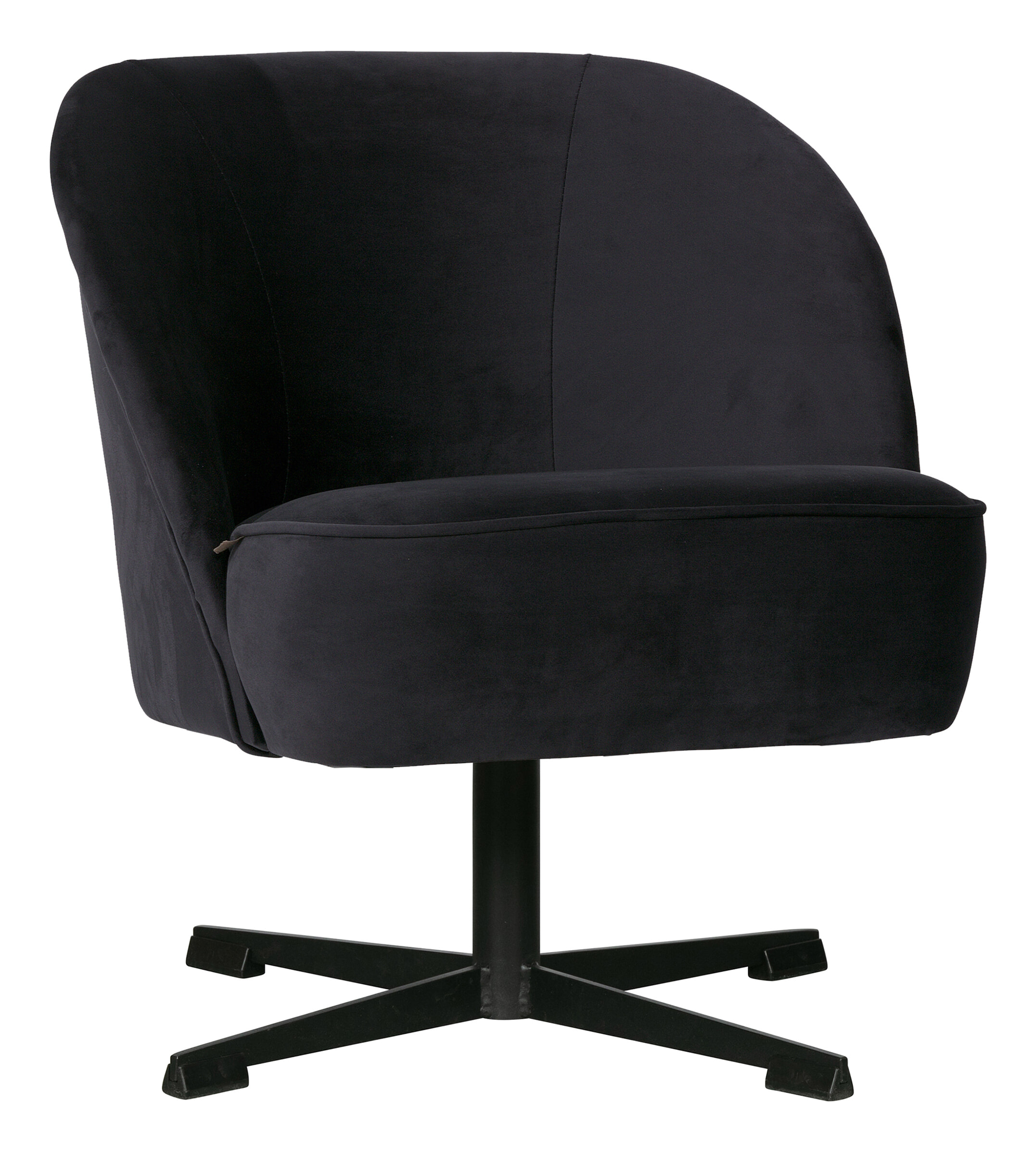 BePureHome Draaifauteuil 'Vogue' Velvet, kleur Ink BePureHome Draaifauteuil 'Vogue' Velvet, kleur Ink