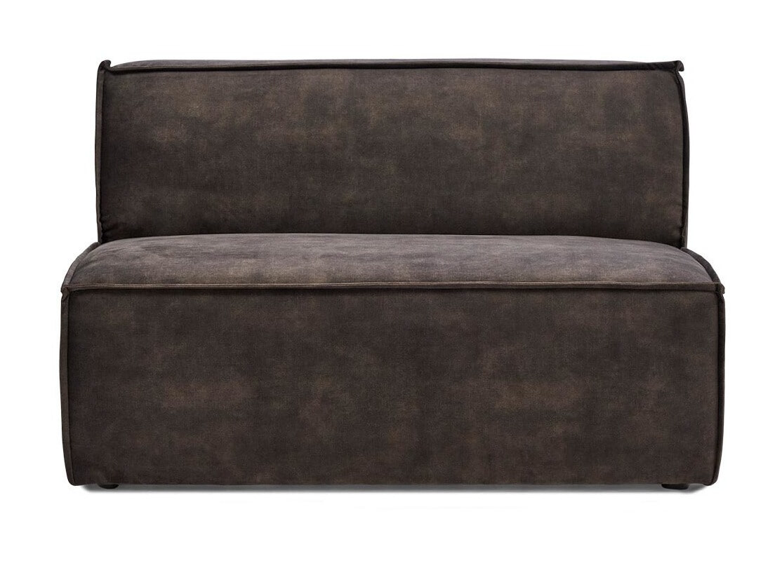 Rivièra Maison Modulaire Bank 'The Jagger' Center 125cm, Velvet, kleur Grimaldi Grey Rivièra Maison Modulaire Bank 'The Jagger' Center 125cm, Velvet, kleur Grimaldi Grey
