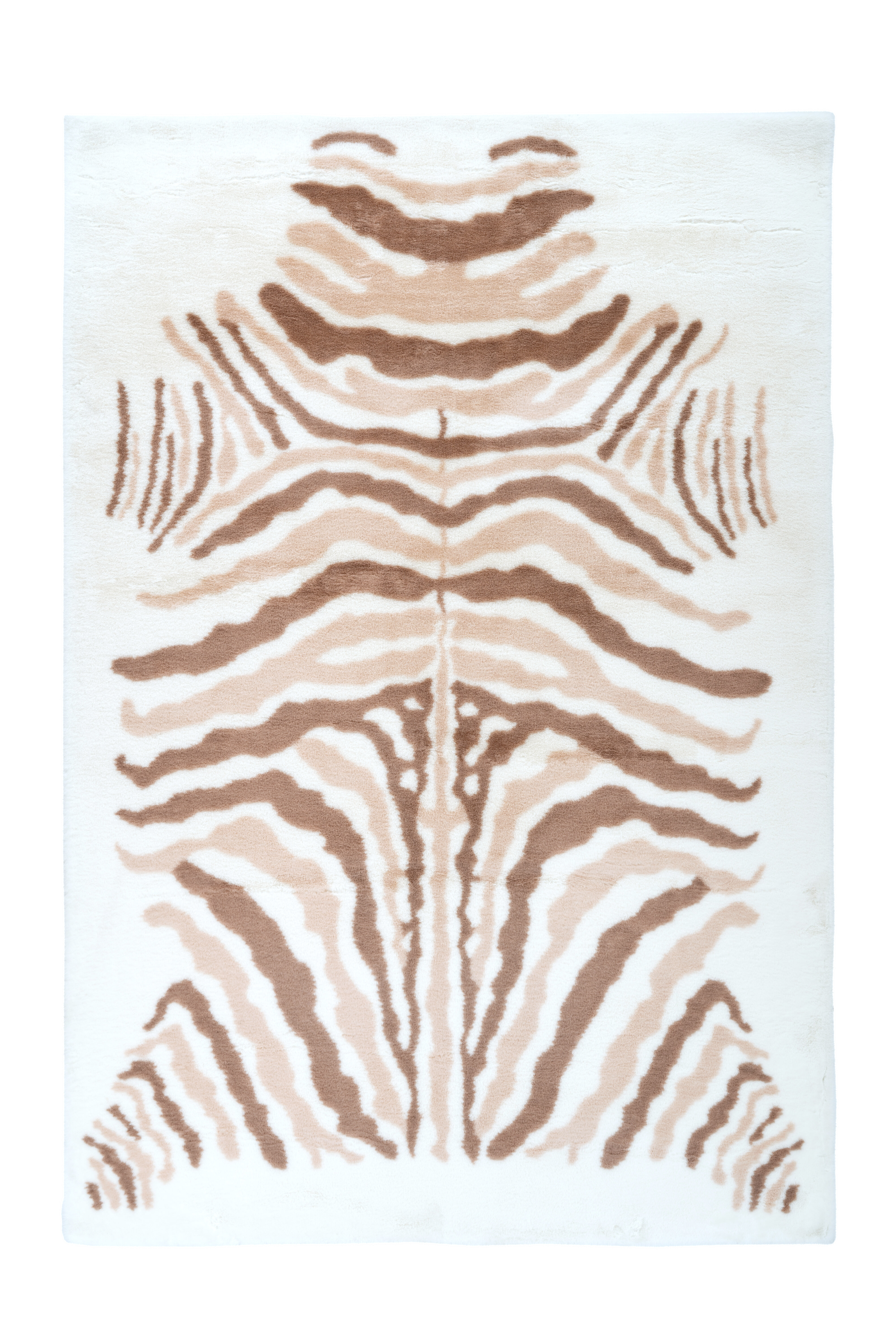 Kayoom Vloerkleed 'Rabbit Animal' kleur ivoor / bruin, 160 x 230cm