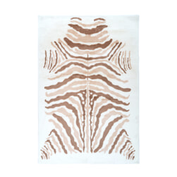 Kayoom Vloerkleed 'Rabbit Animal' kleur ivoor / bruin