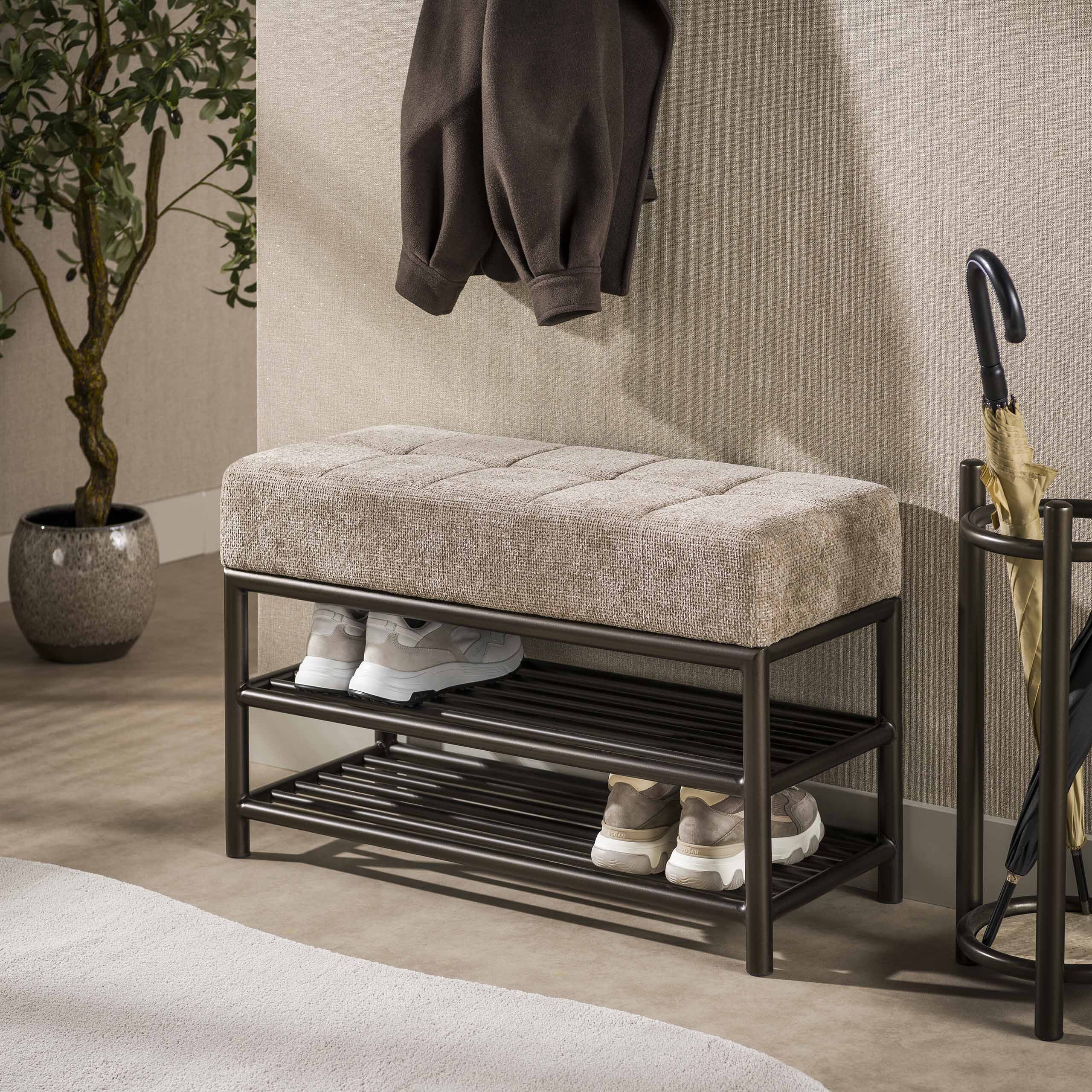 LifestyleFurn Halbankje 'Rift' 85cm