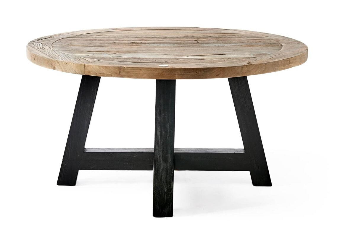 Rivièra Maison Salontafel 'Canyamel' 90cm, kleur Black Rivièra Maison Salontafel 'Canyamel' 90cm, kleur Black