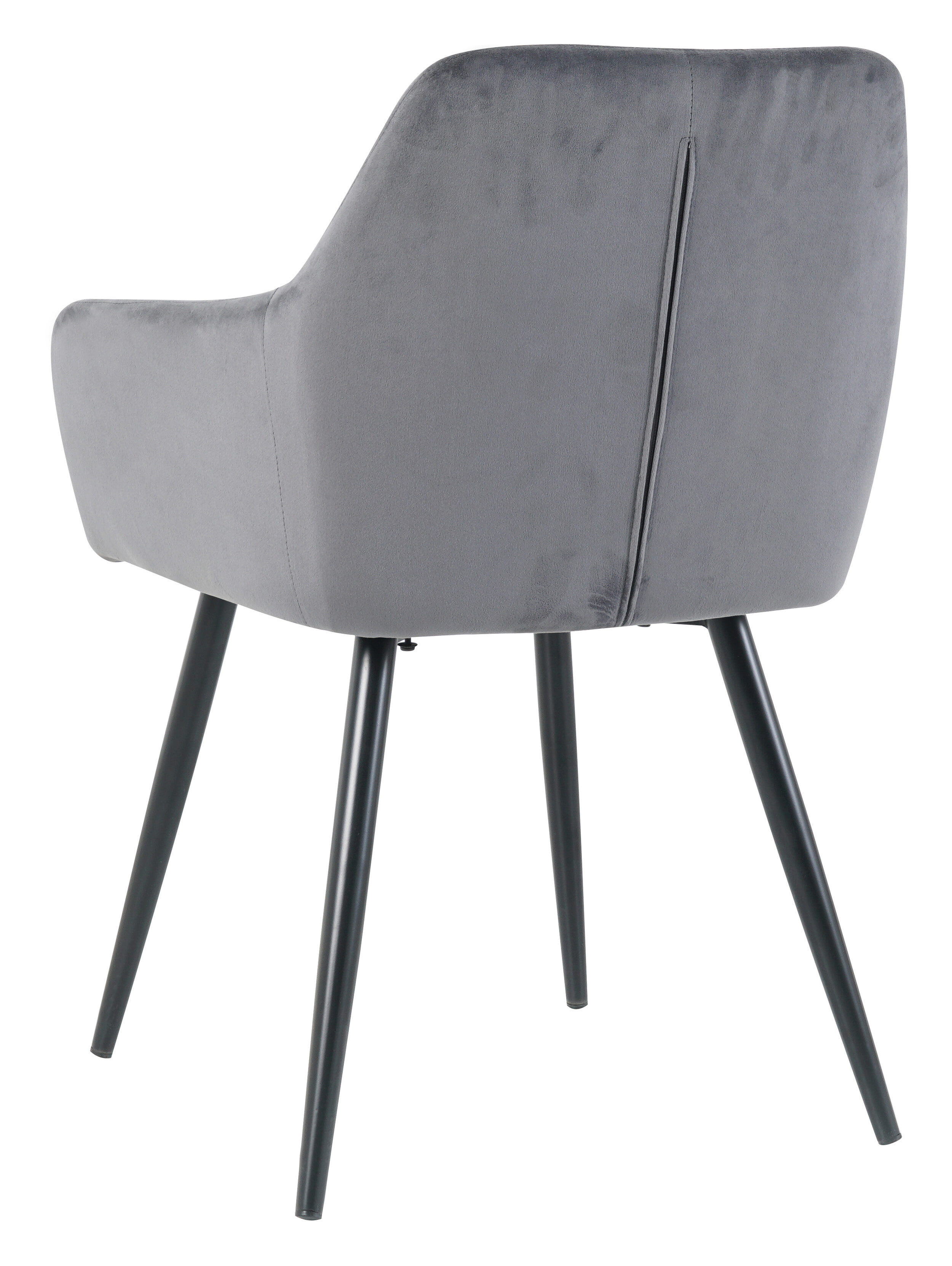 Artistiq Eetkamerstoel 'Tora' Velvet, kleur Antraciet