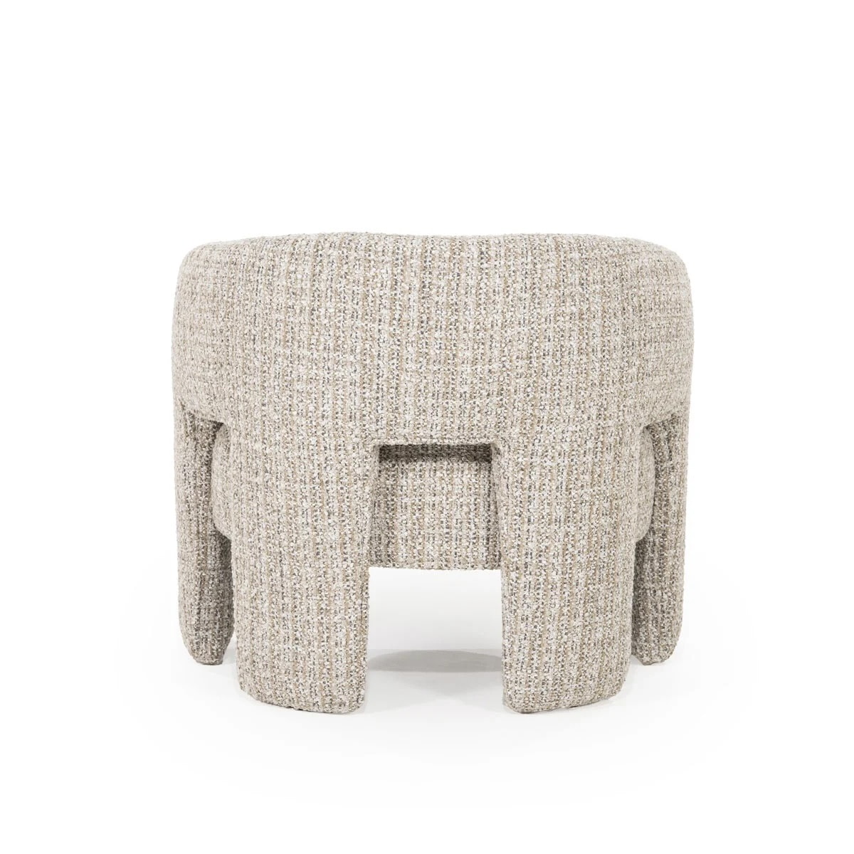 Eleonora Fauteuil 'Hamilton' Grove Bouclé, kleur Taupe