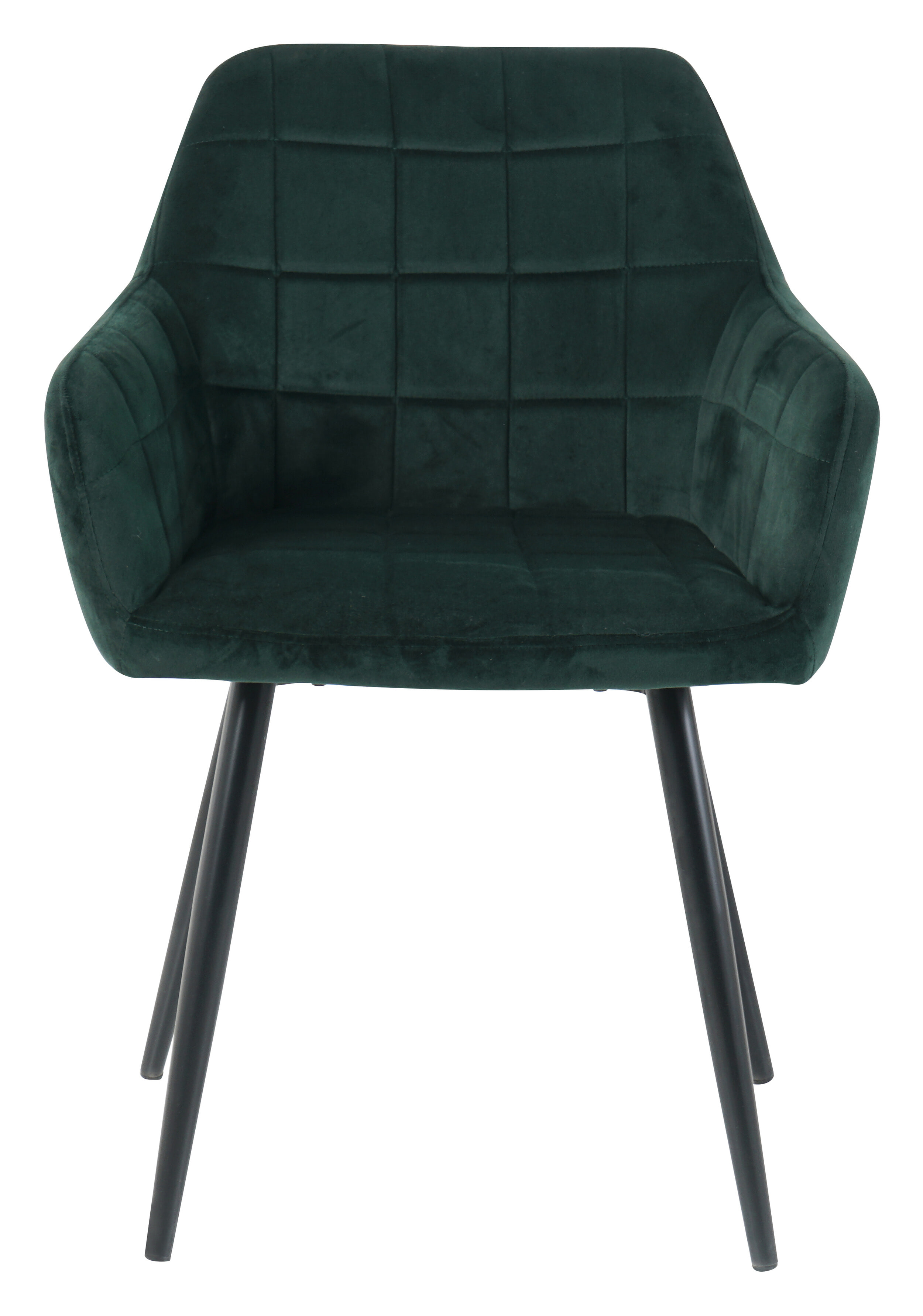 Artistiq Eetkamerstoel 'Tora' Velvet, kleur Groen