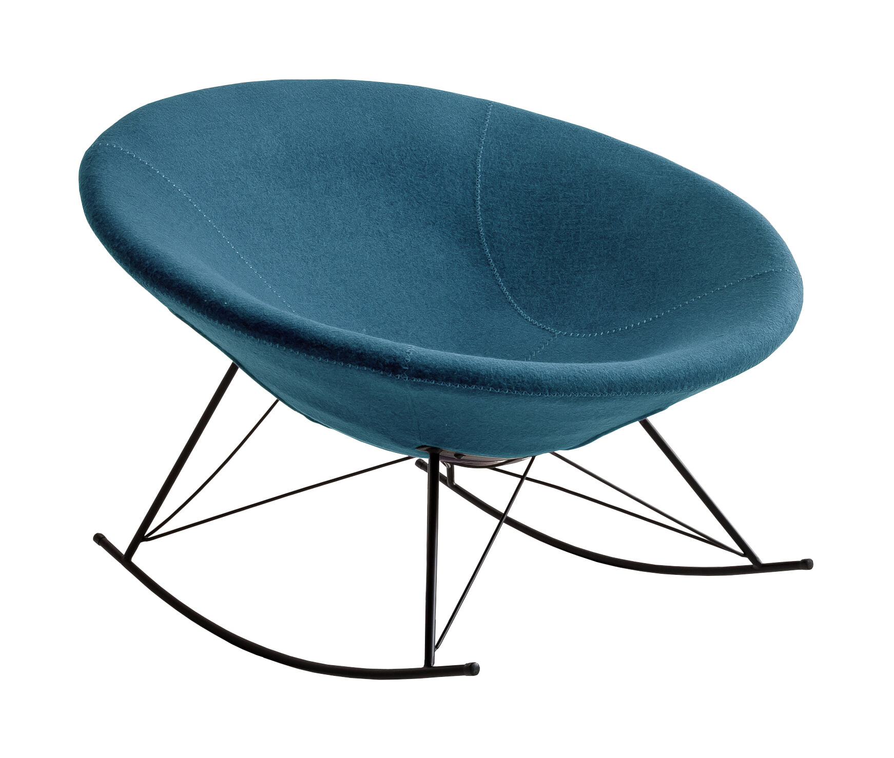 Artistiq Schommelstoel 'Valerie' kleur Blauw Artistiq Schommelstoel 'Valerie' kleur Blauw
