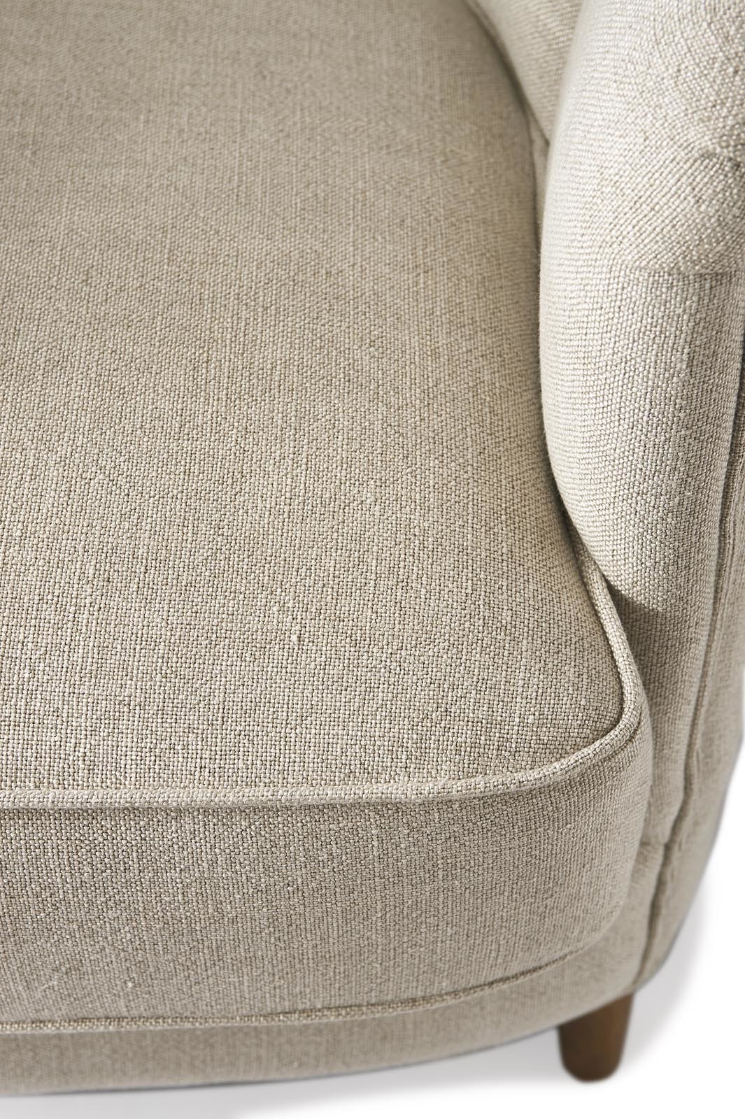 Rivièra Maison Fauteuil 'Rue Royale' Linen, kleur Fabulous Flax