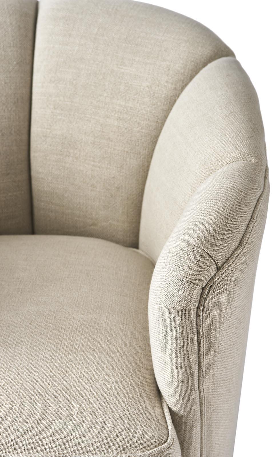Rivièra Maison Fauteuil 'Rue Royale' Linen, kleur Fabulous Flax