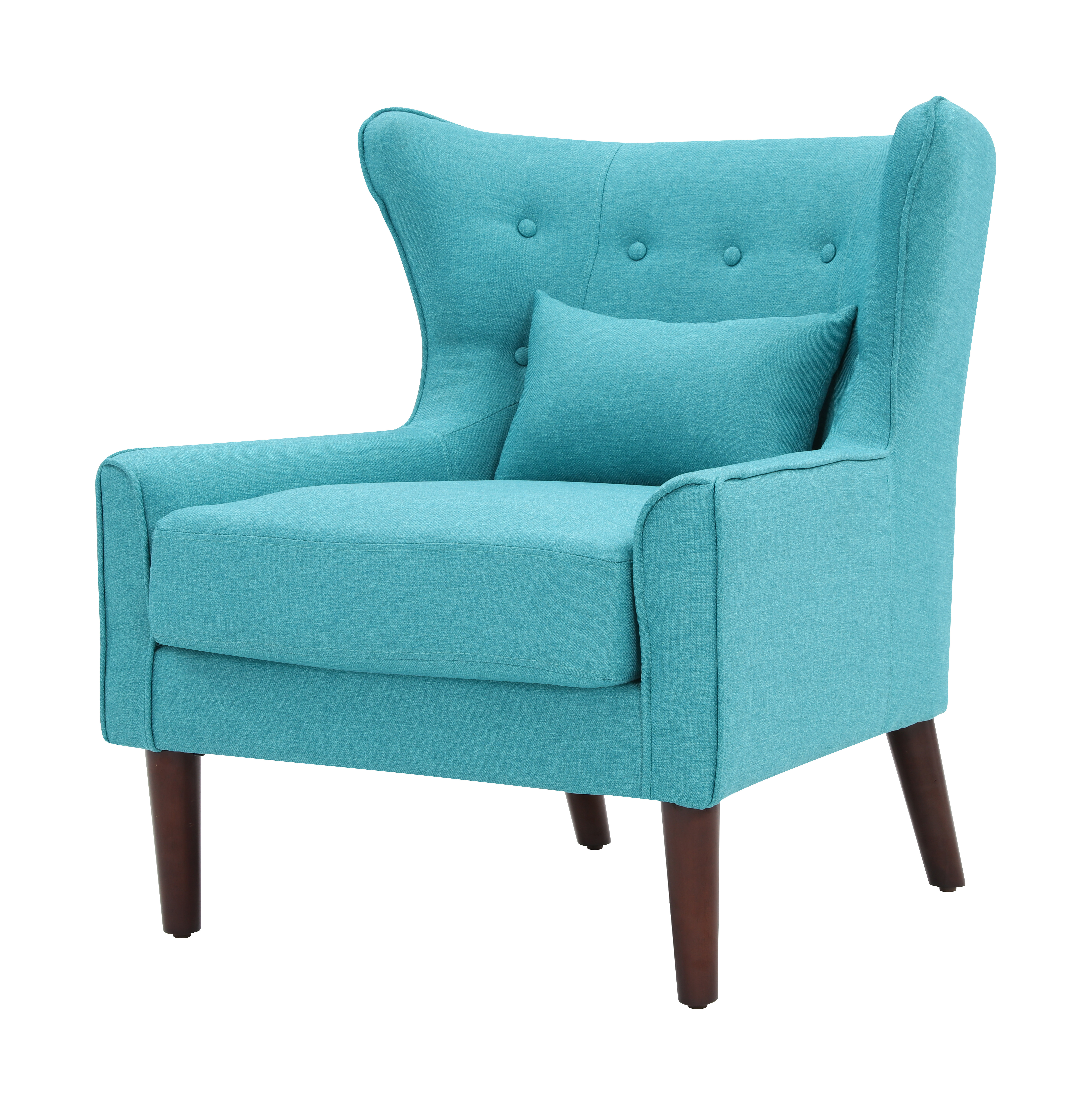 Artistiq Fauteuil 'Carol' kleur Turquoise Artistiq Fauteuil 'Carol' kleur Turquoise