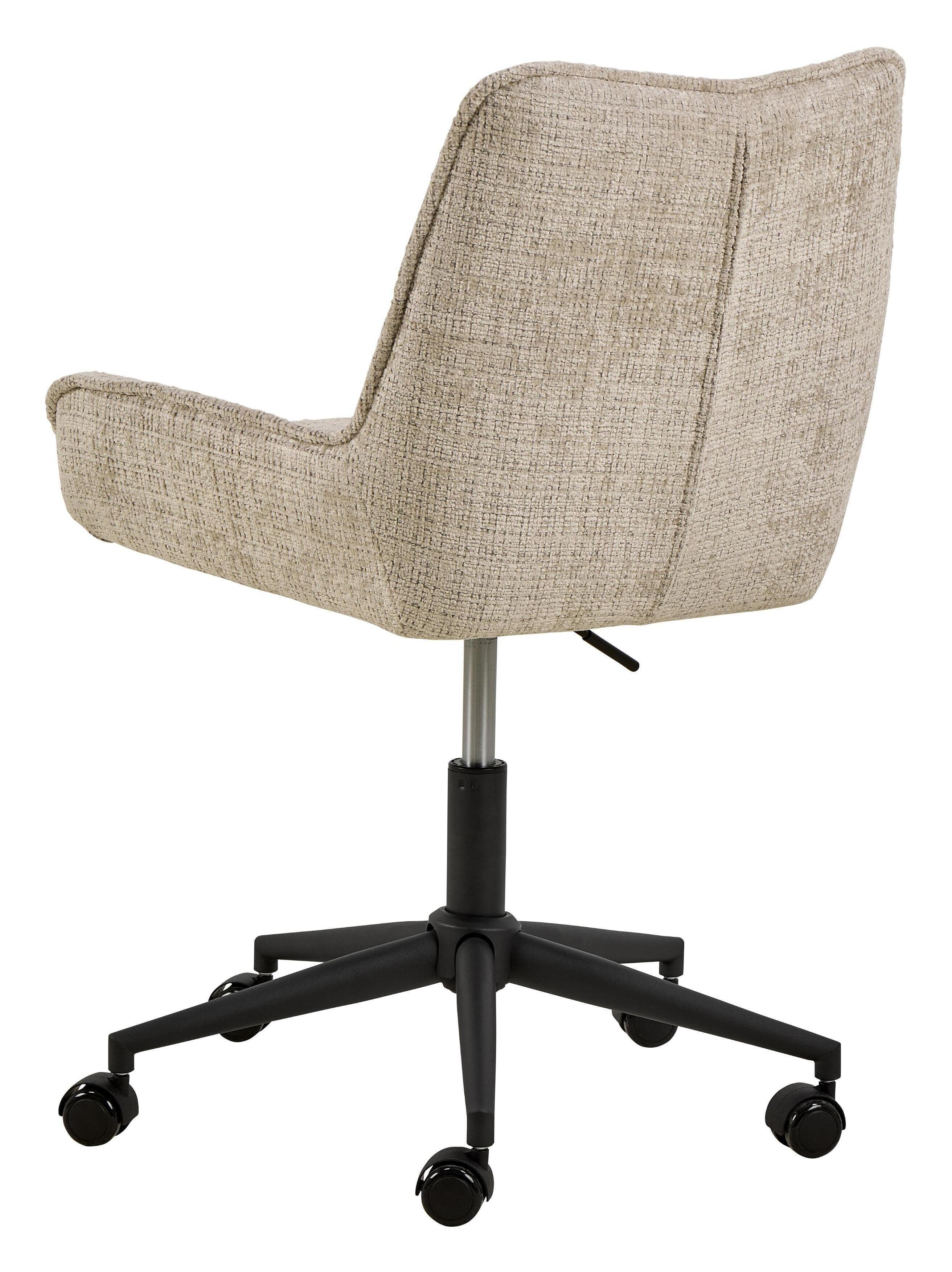 Bendt Bureaustoel 'Erika' Chenille, kleur Beige