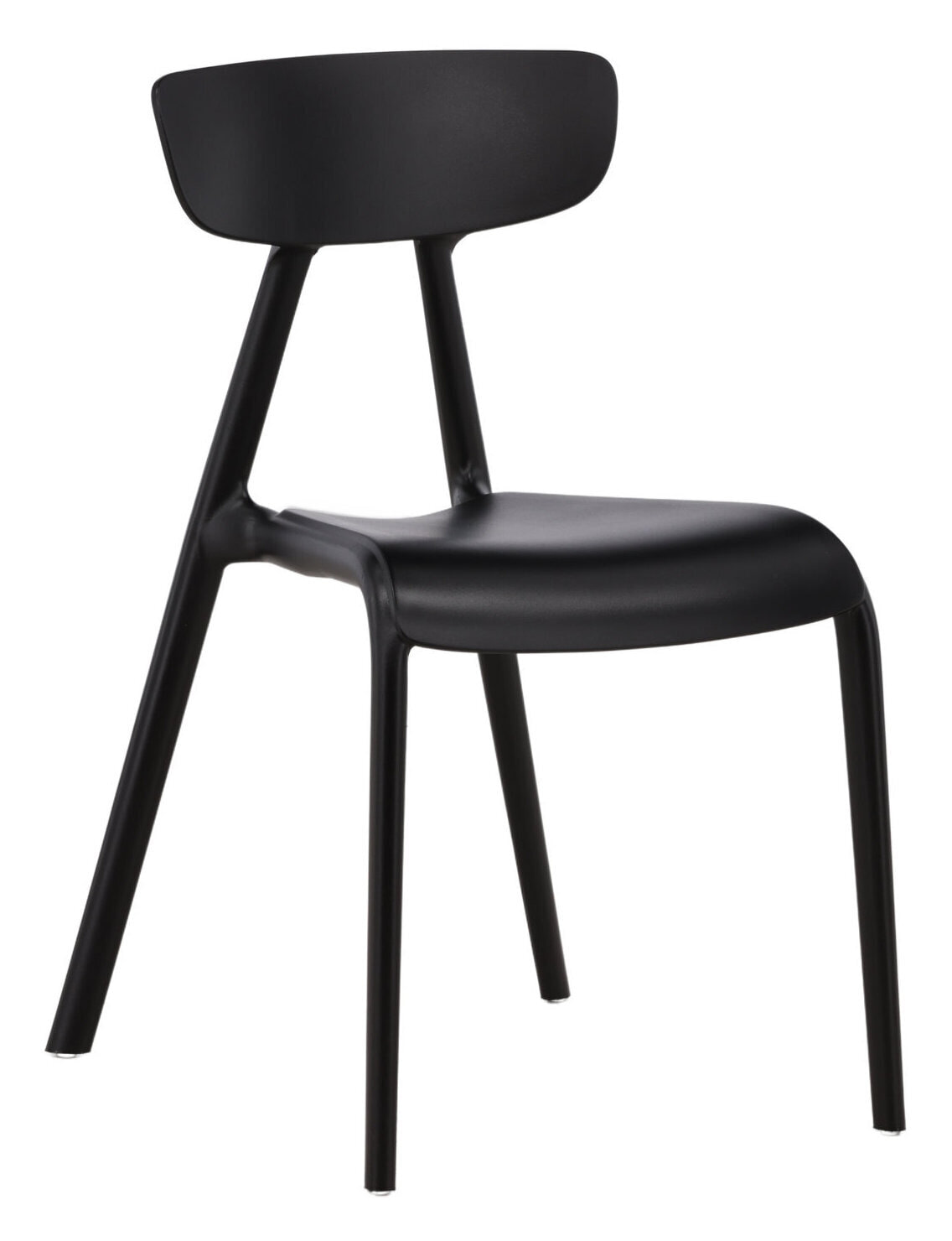 Nohr Eetkamerstoel 'Ziyad' Kunststof, kleur Zwart