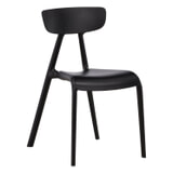 Nohr Eetkamerstoel 'Ziyad' Kunststof, kleur Zwart