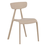 Nohr Eetkamerstoel 'Ziyad' Kunststof, kleur Beige