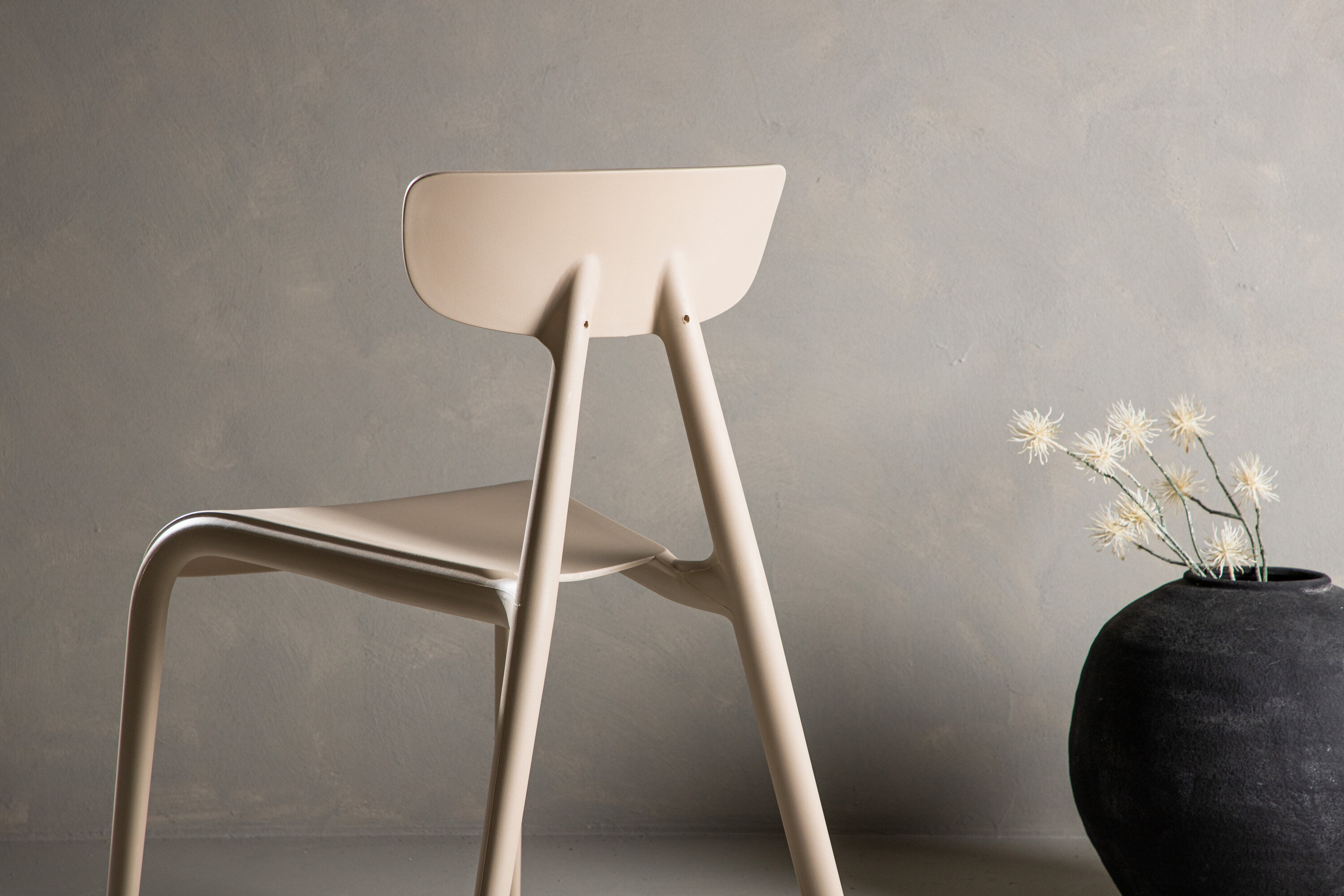 Nohr Eetkamerstoel 'Ziyad' Kunststof, kleur Beige