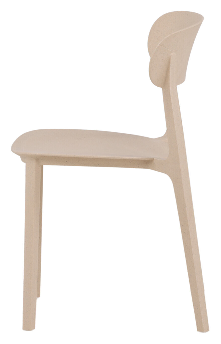 Nohr Eetkamerstoel 'Kahla' Kunststof, kleur Beige