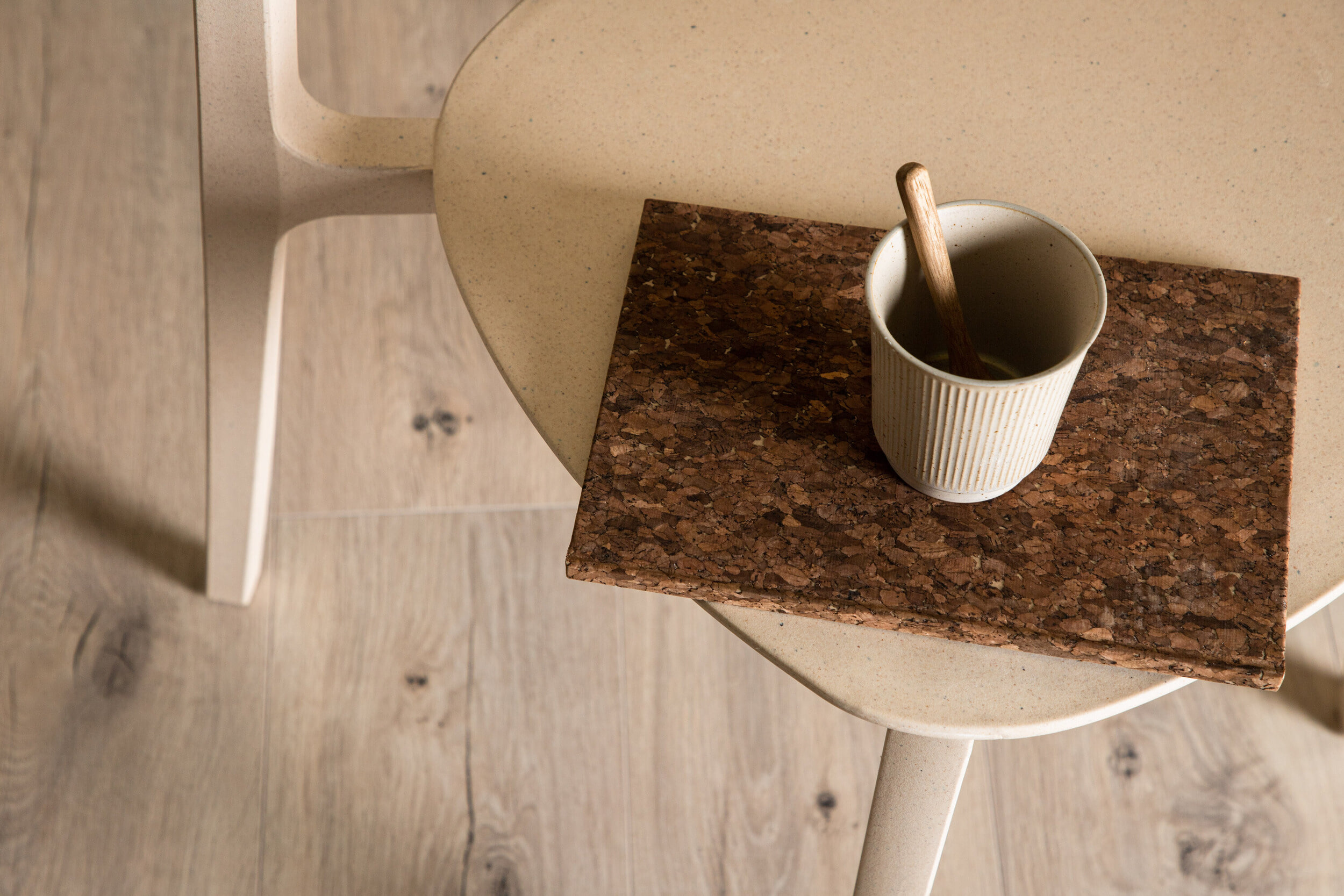 Nohr Eetkamerstoel 'Kahla' Kunststof, kleur Beige