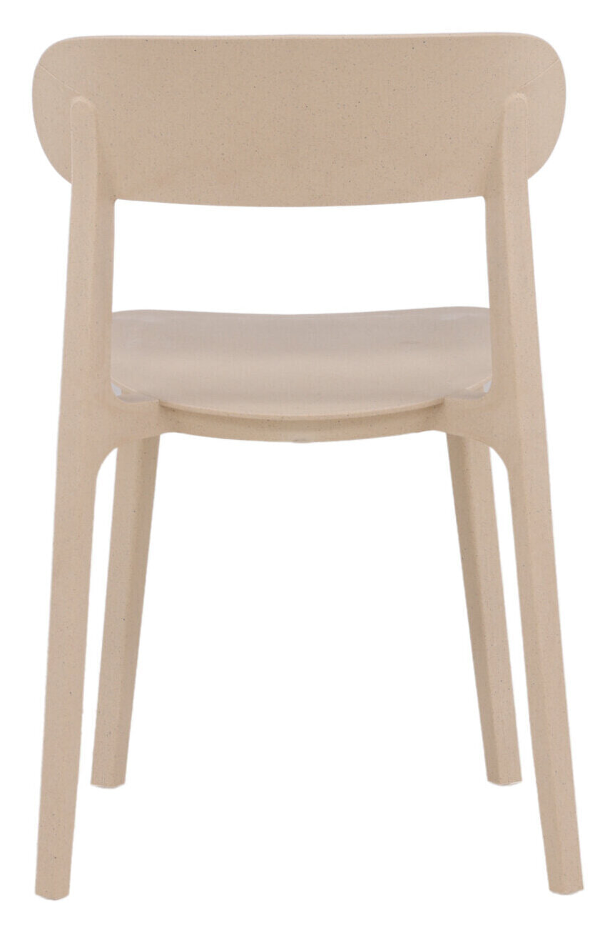 Nohr Eetkamerstoel 'Kahla' Kunststof, kleur Beige