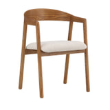 Nohr Eetkamerstoel 'Lenna' Essenhout, kleur Beige/Bruin