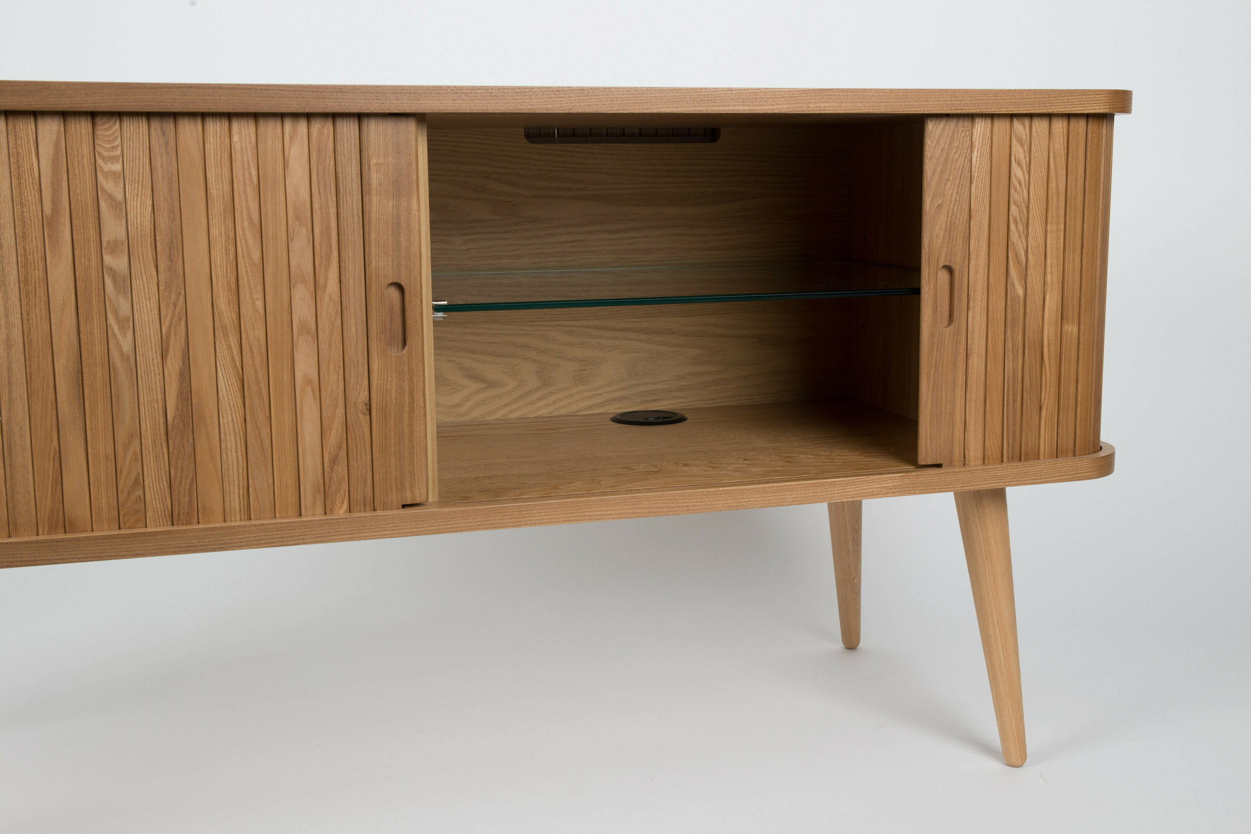 Zuiver TV-meubel 'Barbier' Essenhout, 120cm, kleur Naturel