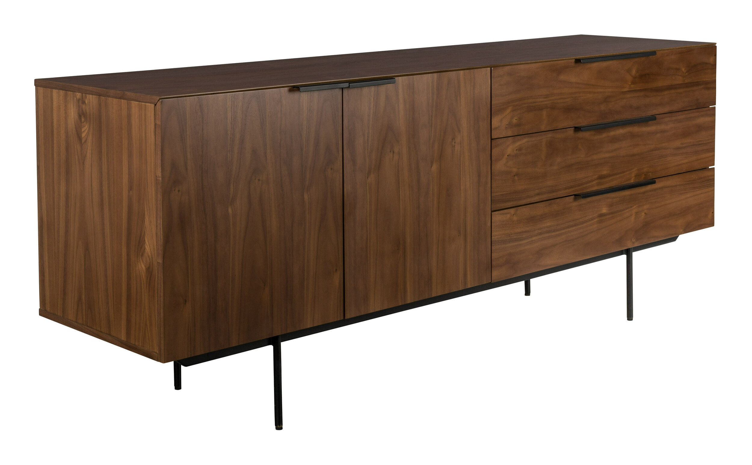 Zuiver TV-meubel 'Travis' Eikenhout, 180cm, kleur Bruin