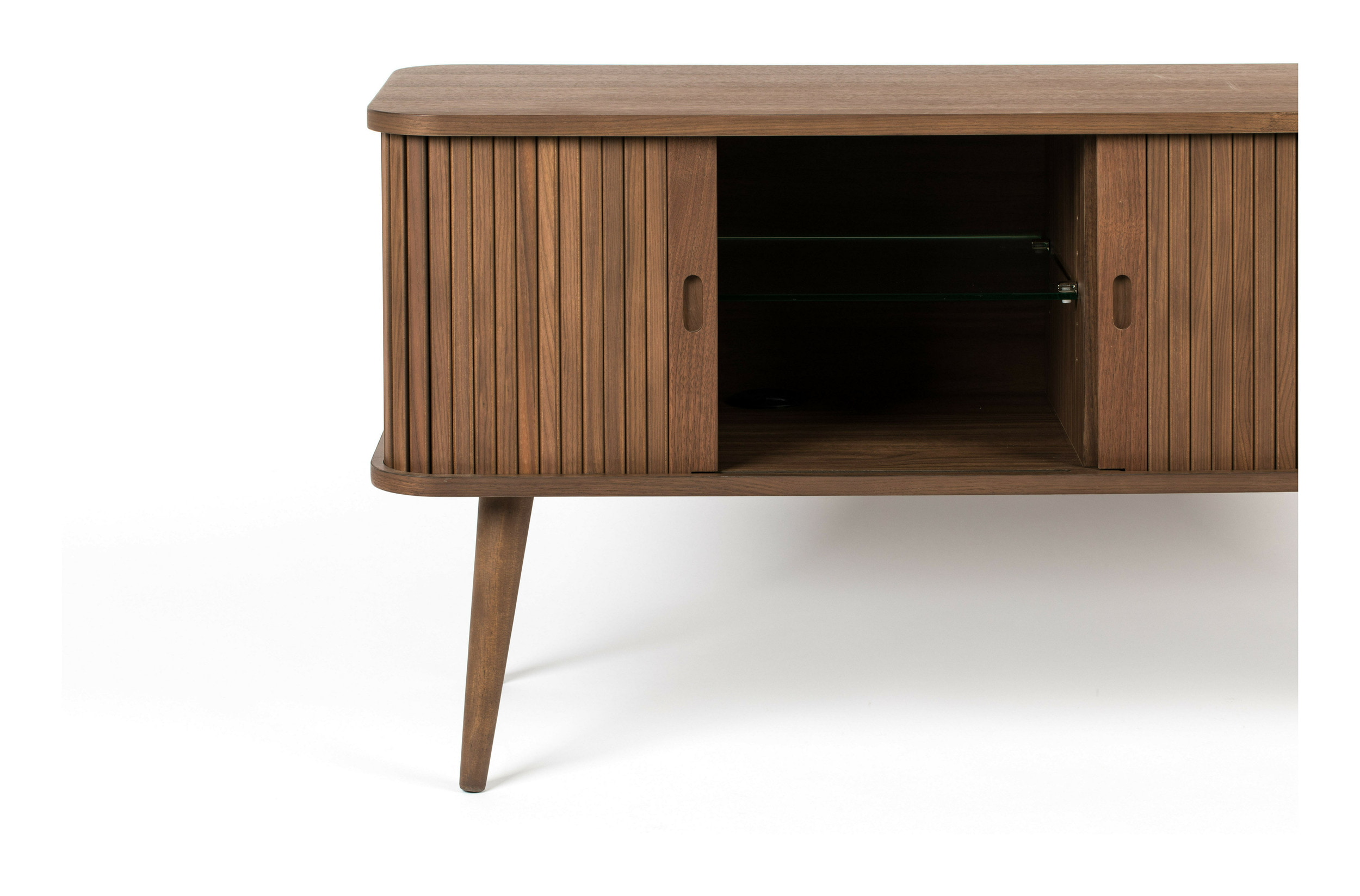 Zuiver TV-meubel 'Barbier' Walnoothout, 120cm, kleur Bruin
