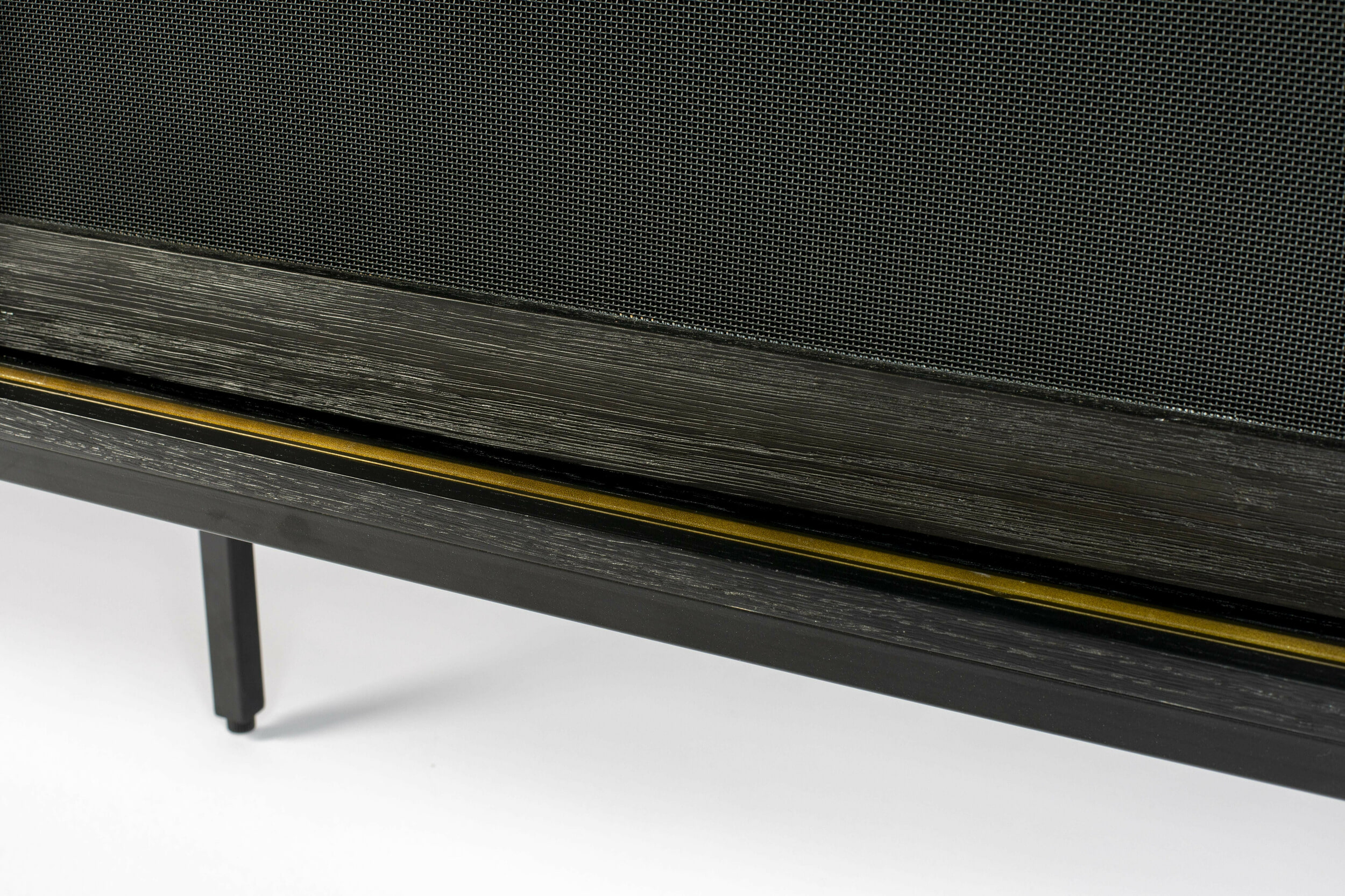 Zuiver TV-meubel 'Hardy' Eikenhout, 160cm, kleur Zwart