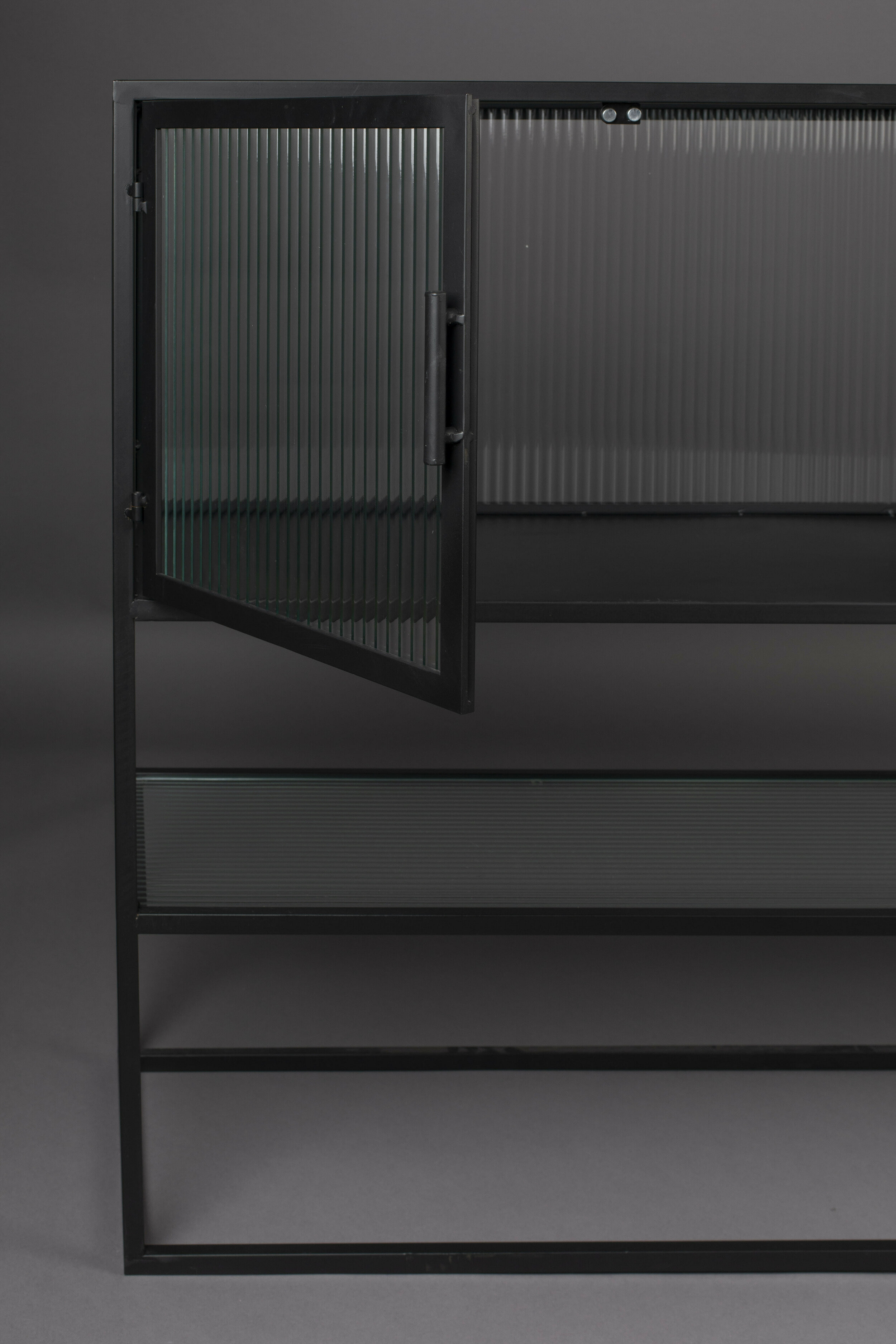 Dutchbone Dressoir 'Boli' Glas en metaal, 150cm