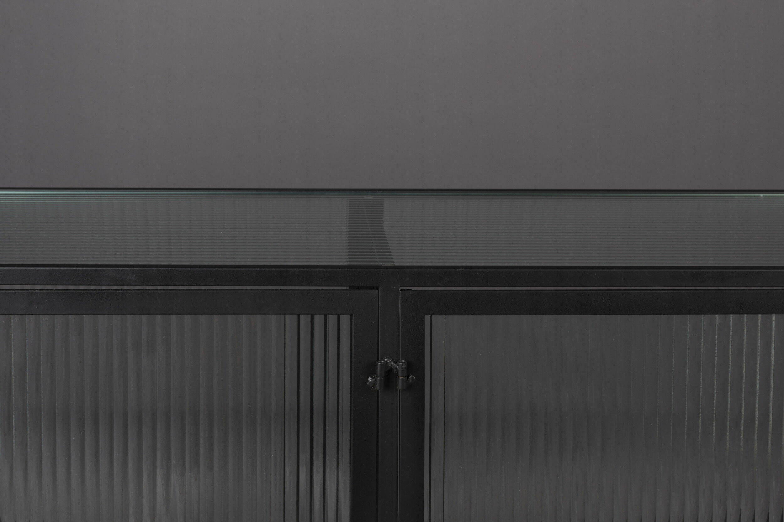 Dutchbone Dressoir 'Boli' Glas en metaal, 150cm