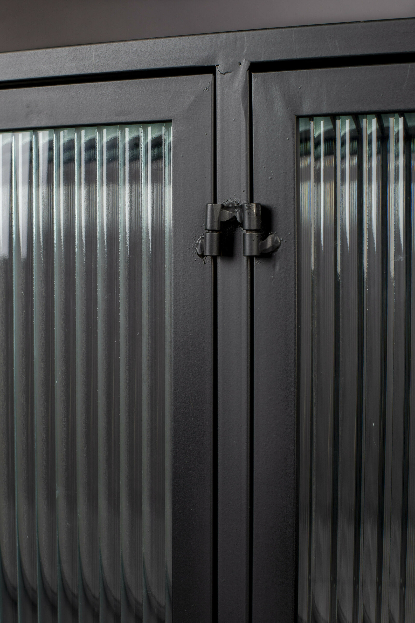 Dutchbone Dressoir 'Boli' Glas en metaal, 150cm