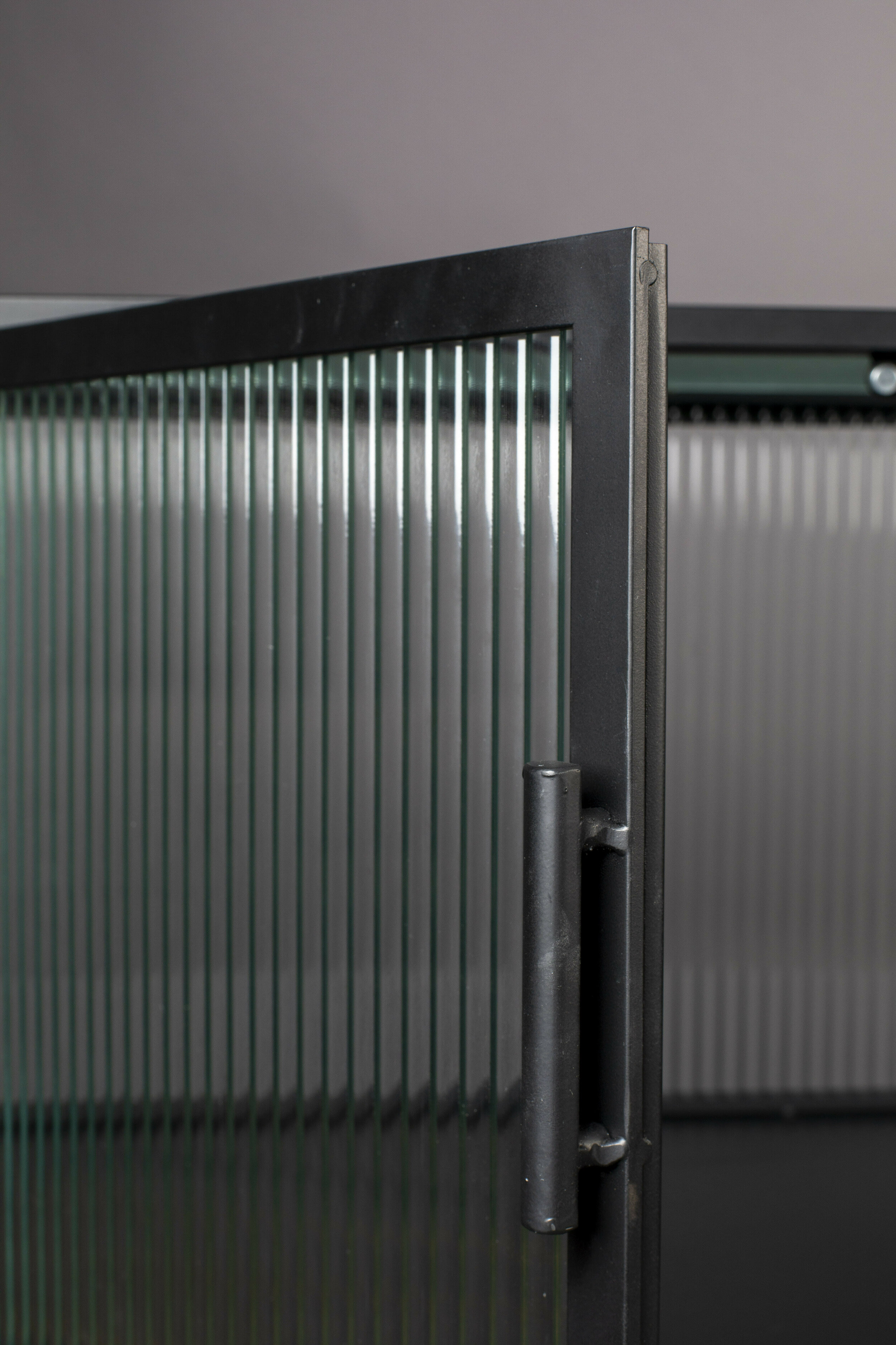 Dutchbone Dressoir 'Boli' Glas en metaal, 150cm