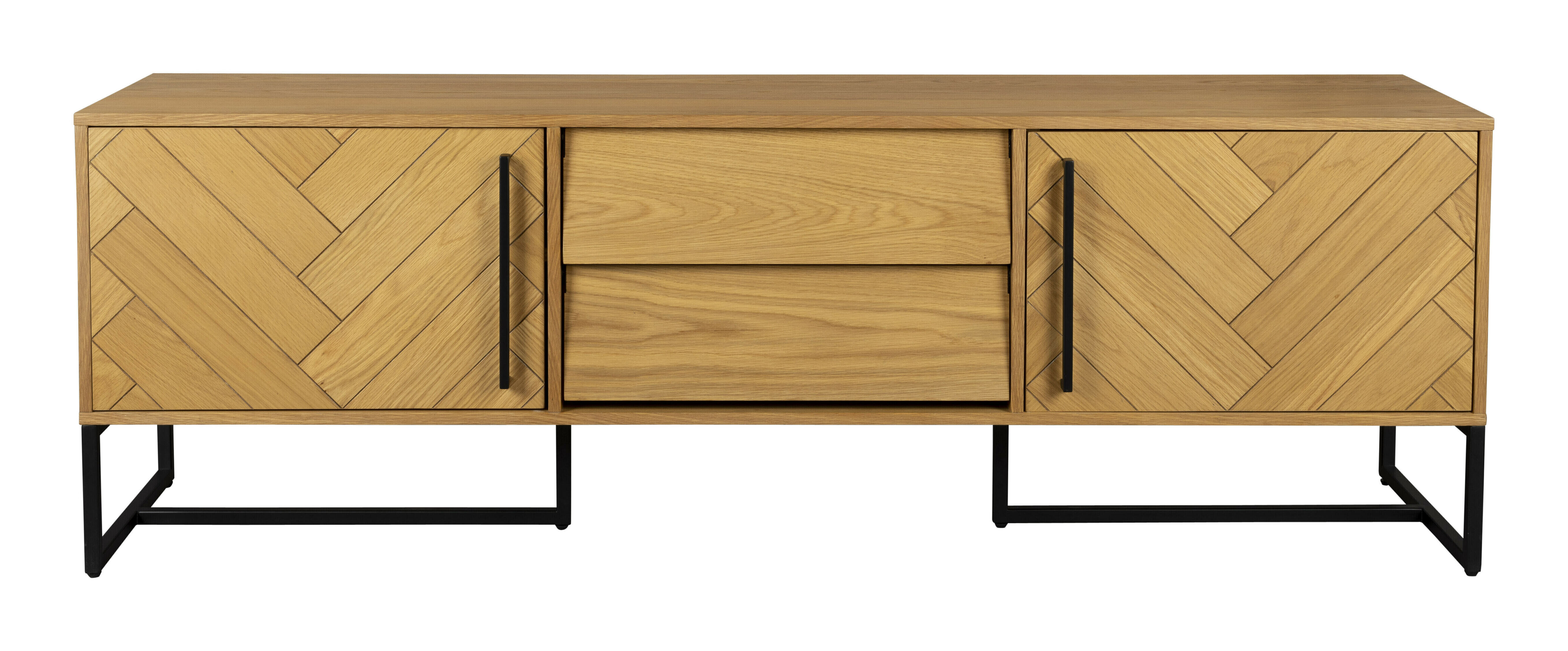 Dutchbone TV-meubel 'Class' Eikenhout, 180cm, kleur Naturel