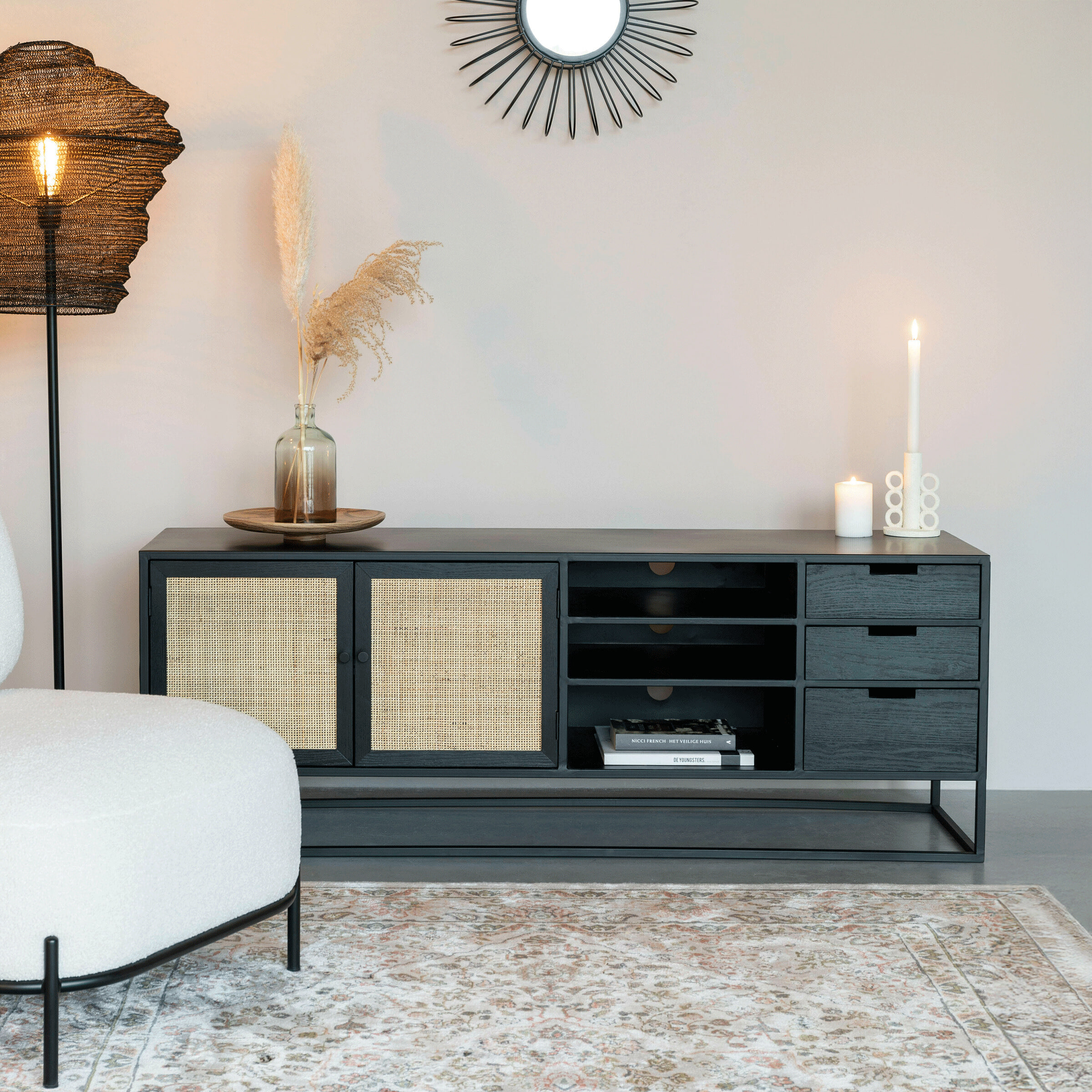 ZILT TV-meubel Richie Webbing, 150cm