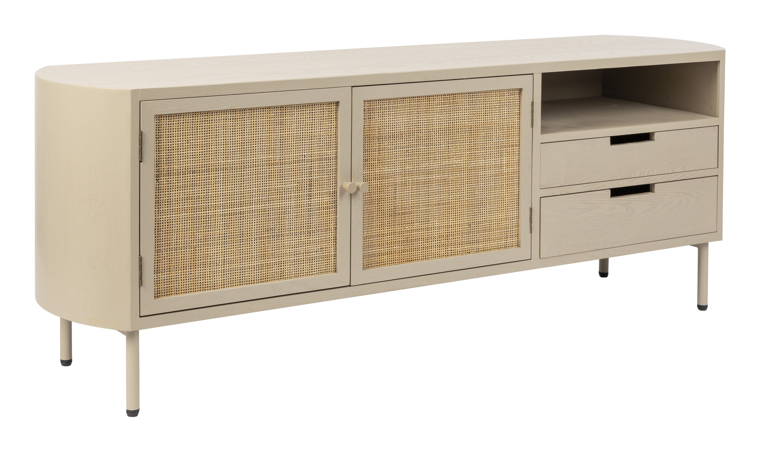 ZILT TV-Meubel 'Meja' Rattan, 150cm