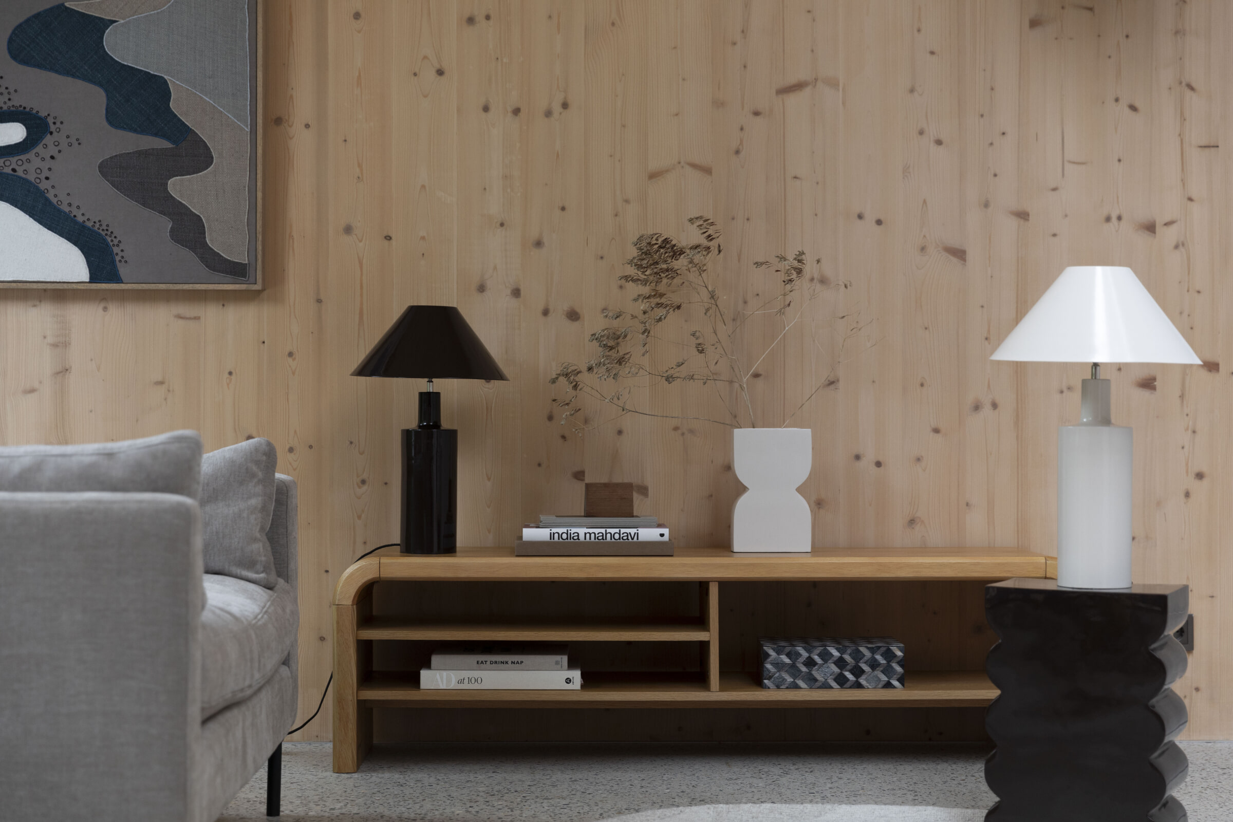 Zuiver TV-meubel 'Brave' Eiken en rubberhout, 160cm