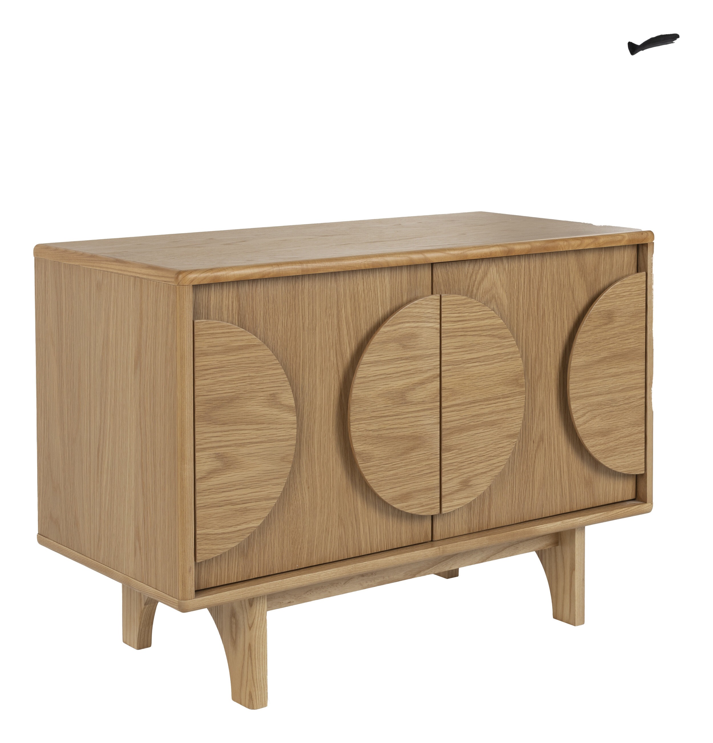 Zuiver Dressoir 'Groove' Eikenhout, 82cm