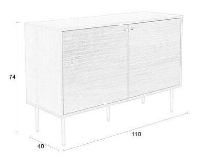ZILT Dressoir 'Jarin' MDF, 110cm