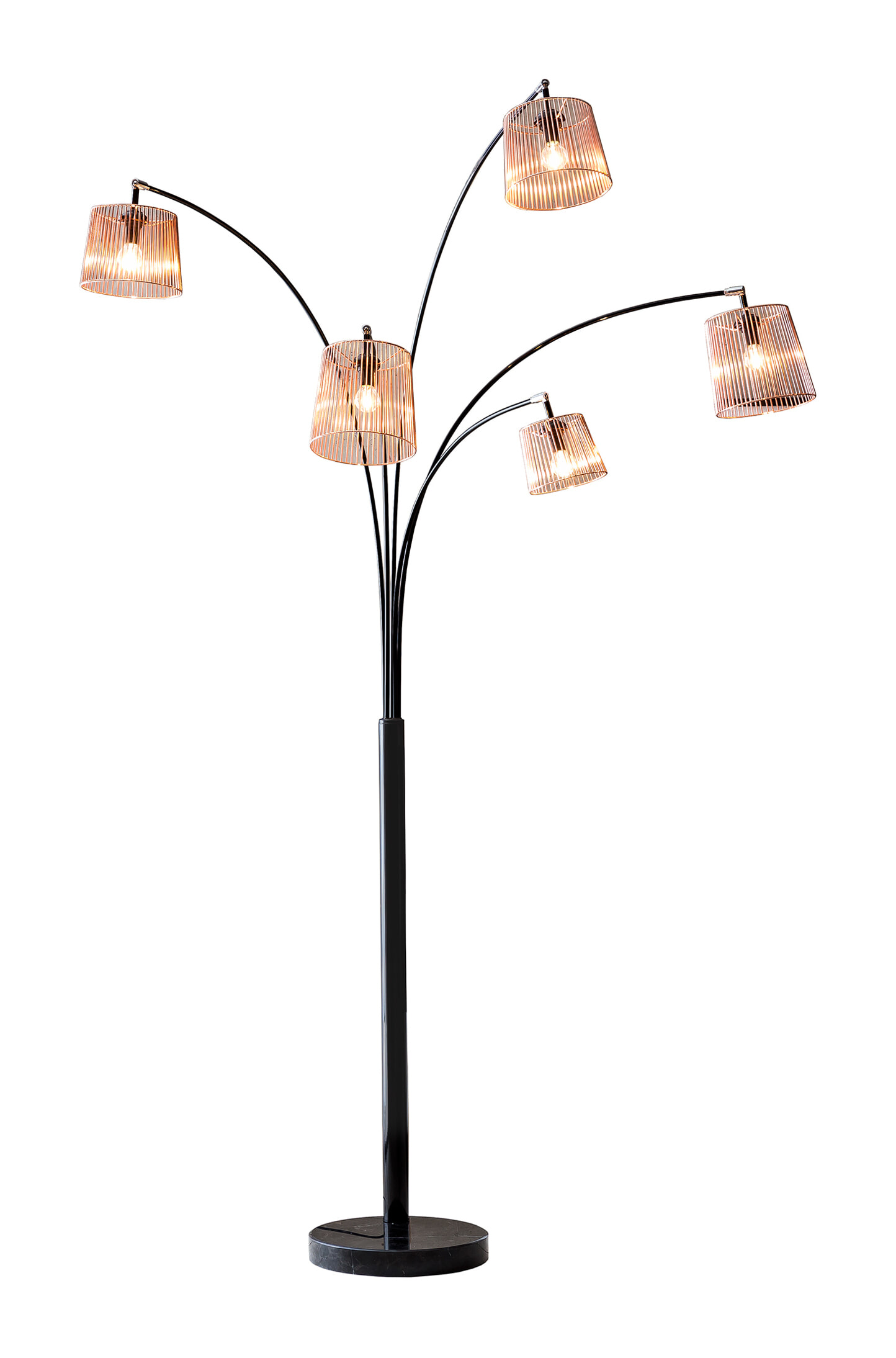 Artistiq Vloerlamp 'Stefanie' 5-lamps Artistiq Vloerlamp 'Stefanie' 5-lamps