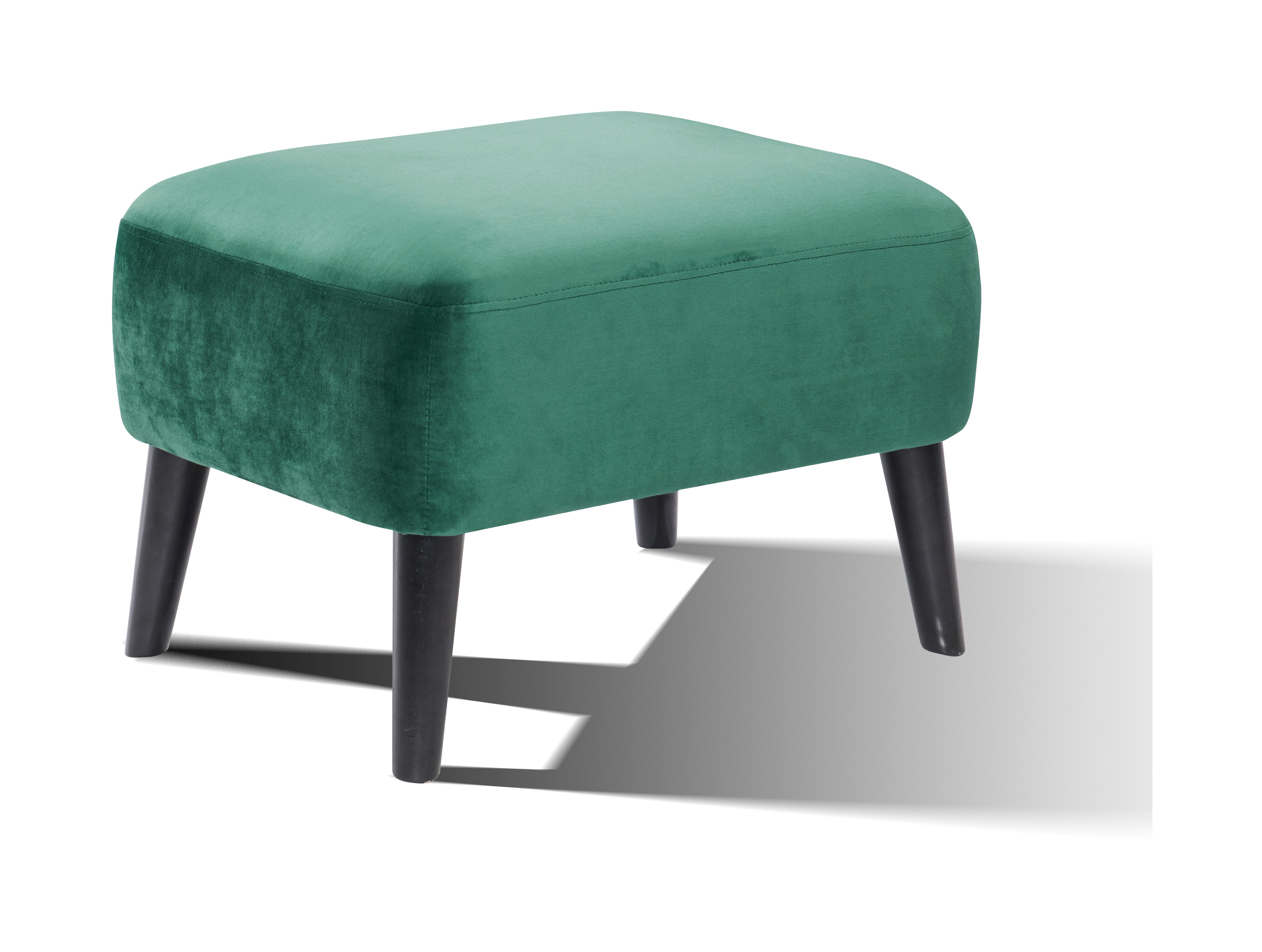 Artistiq Hocker 'Belinda' Velvet, kleur Groen Artistiq Hocker 'Belinda' Velvet, kleur Groen