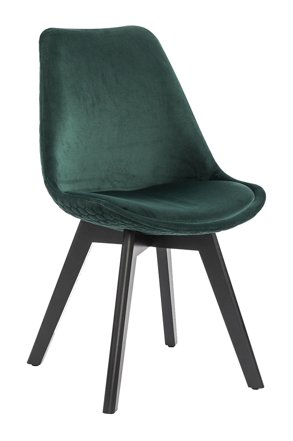 Artistiq Eetkamerstoel 'Flora' Velvet, kleur Groen
