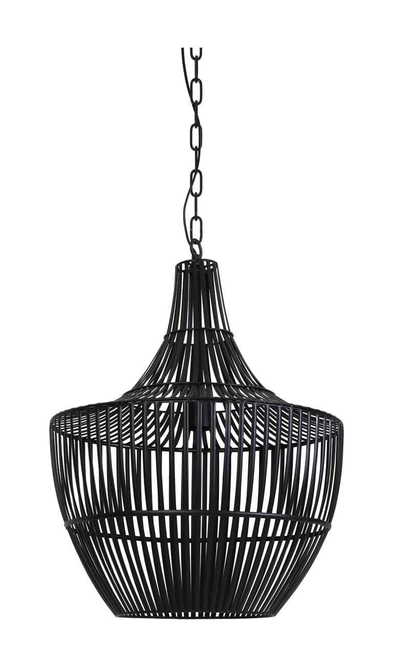 Light & Living Hanglamp 'Stella' Ø38cm, kleur Mat Zwart