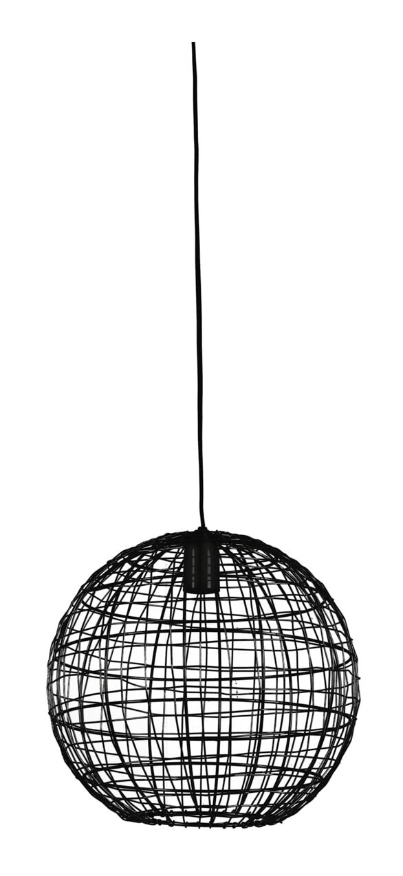 Light & Living Hanglamp 'Mirana' Ø35cm, kleur Mat Zwart