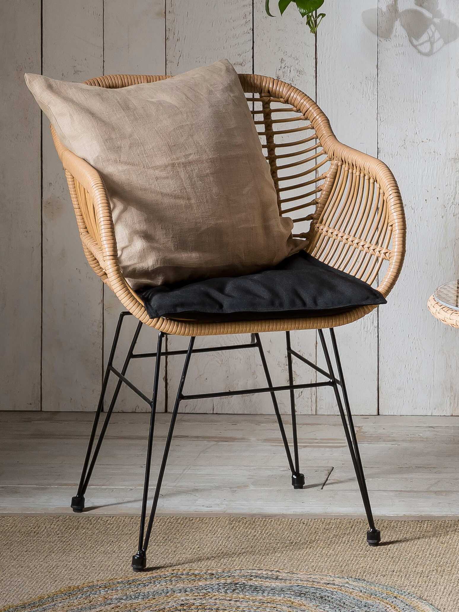 Artistiq Tuinsetje 'Mandela' Rotan, 2 stoelen + 1 bijzettafel