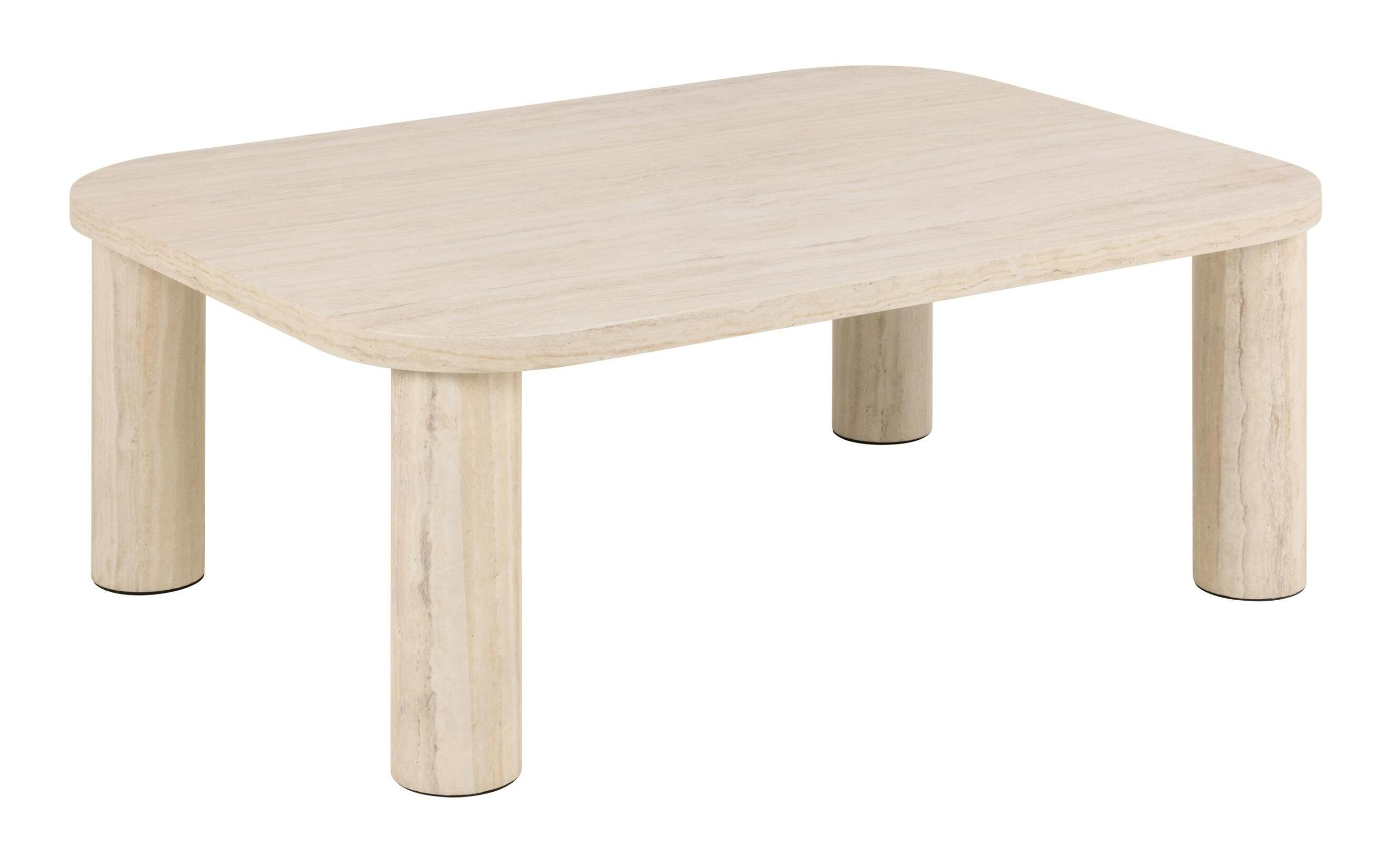 Bendt Salontafel Joaquim Travertin look, 100 x 75cm - Beige