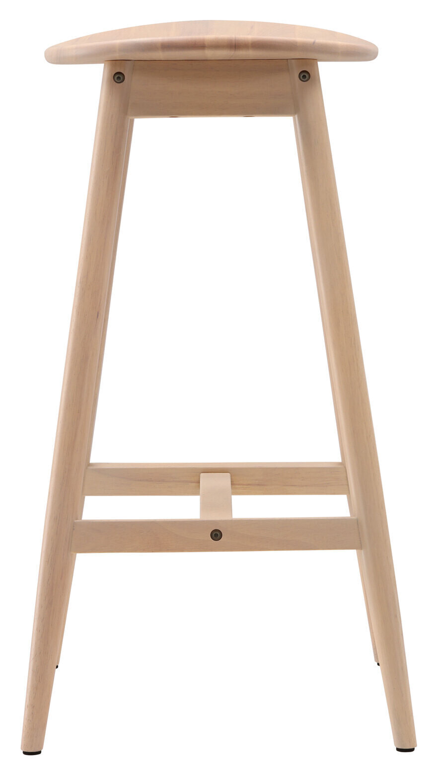 Nohr Barkruk 'Sharnita' Rubberhout (zithoogte 76cm)