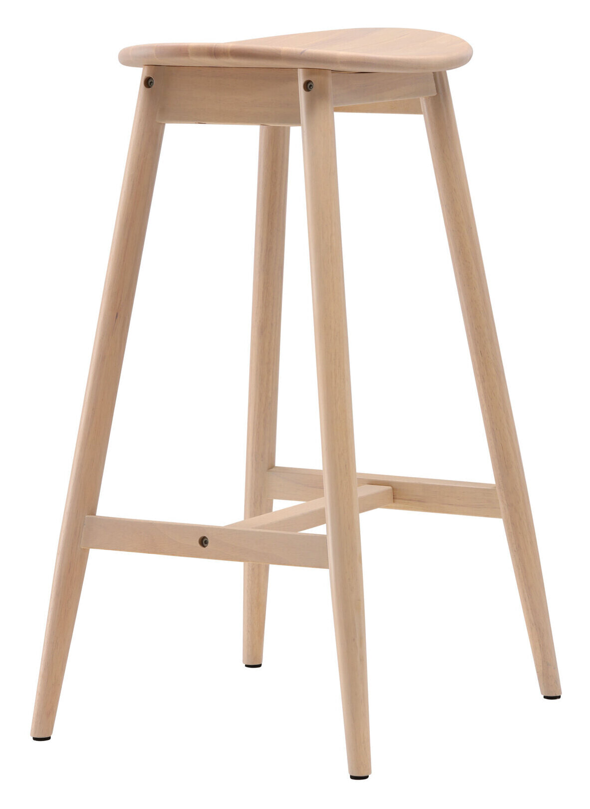 Nohr Barkruk 'Sharnita' Rubberhout (zithoogte 76cm)